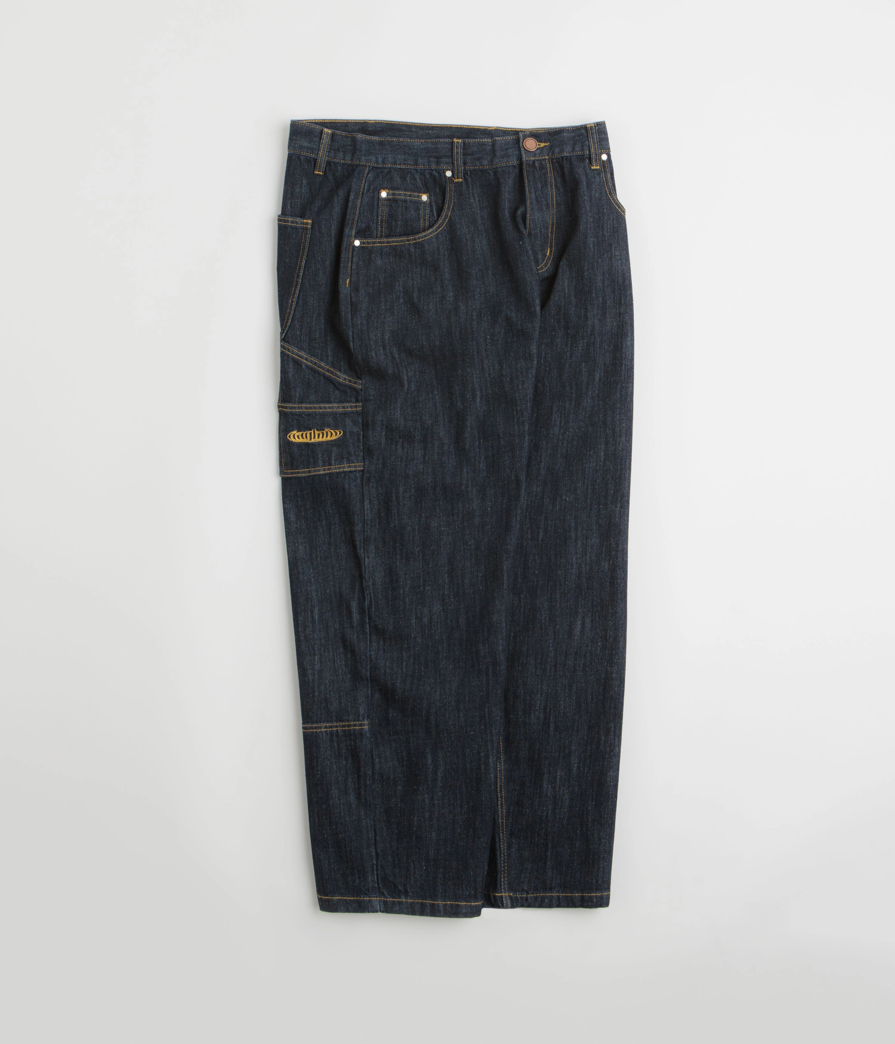 Baglady Carpenter Jeans - Dark Navy Stretch Minimalist