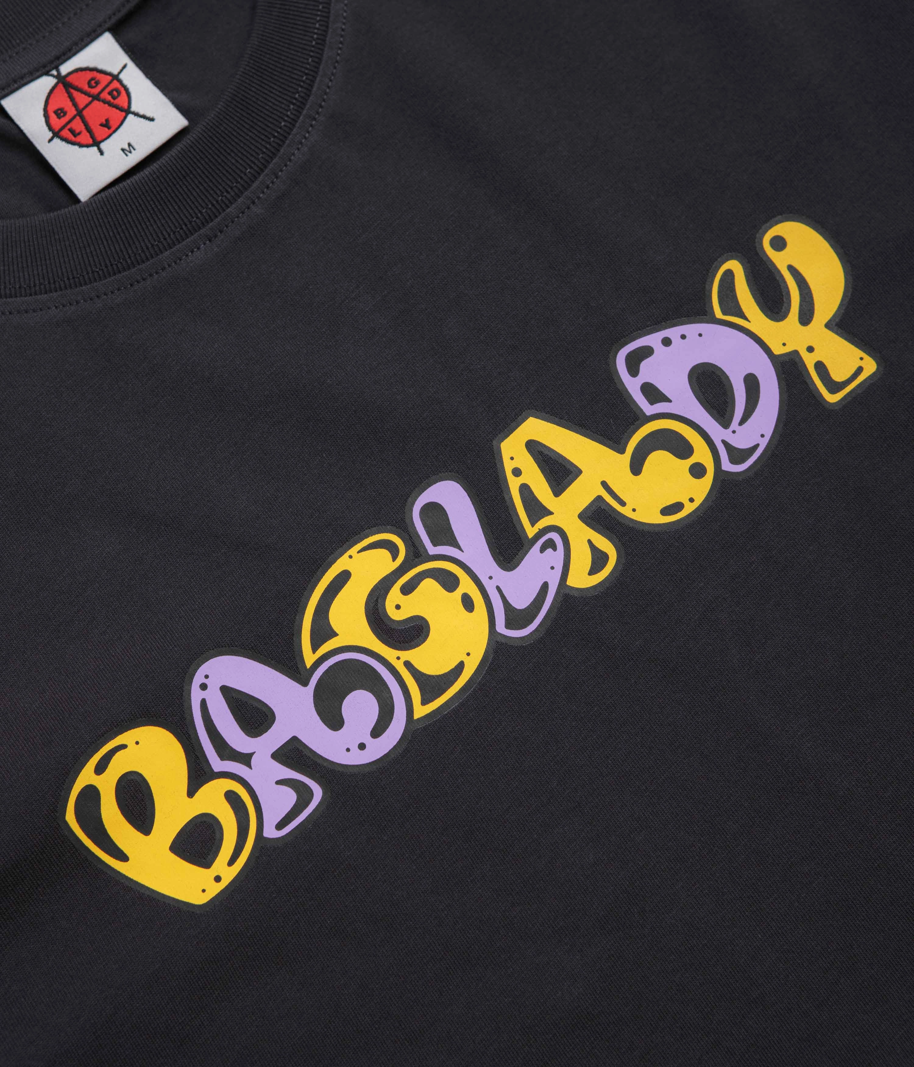 Cool Comfort Casual Outfit Baglady Overthrow T-Shirt - Off Black