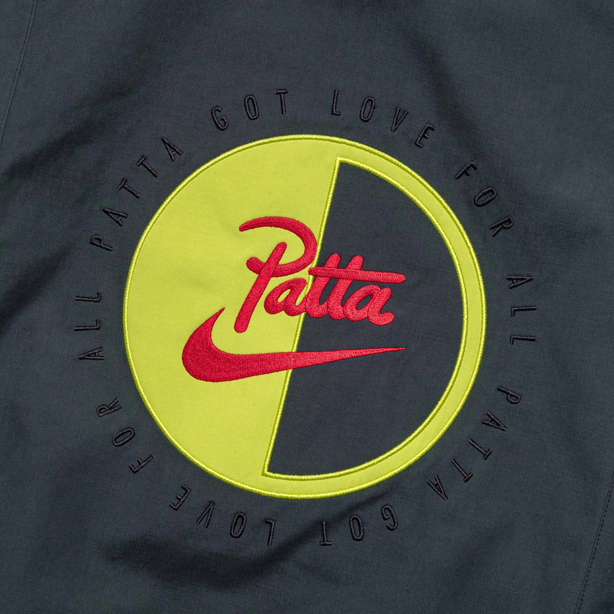NRG Track Jacket x Patta - Black/Cyber Moisture Control Fibers Compression Fit Design