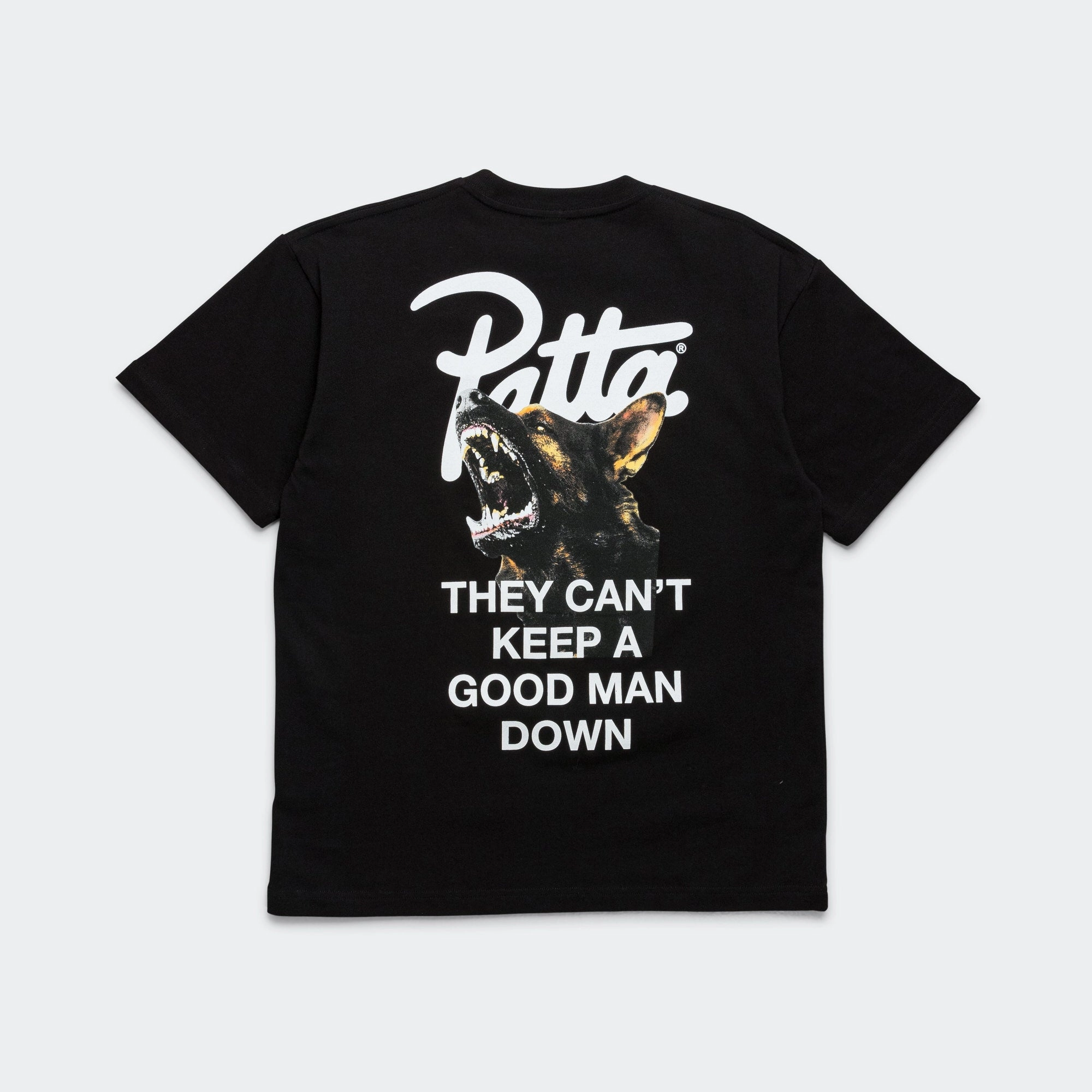 Bark T-Shirt - Black Bold colors Camping practicality