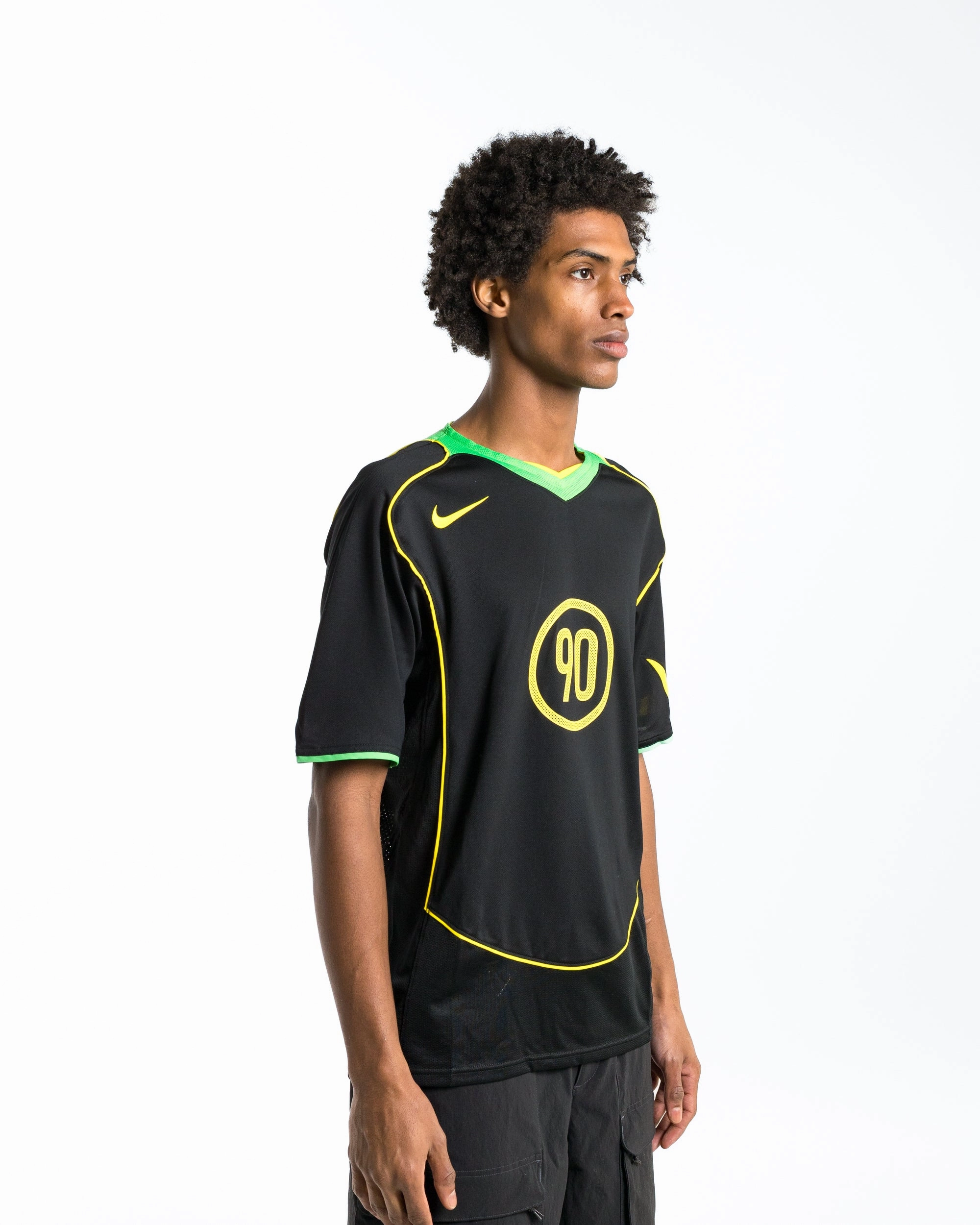 Hiking durability DRI-FIT T90 Energy Jersey - Black/Green Spark-Opti Yellow