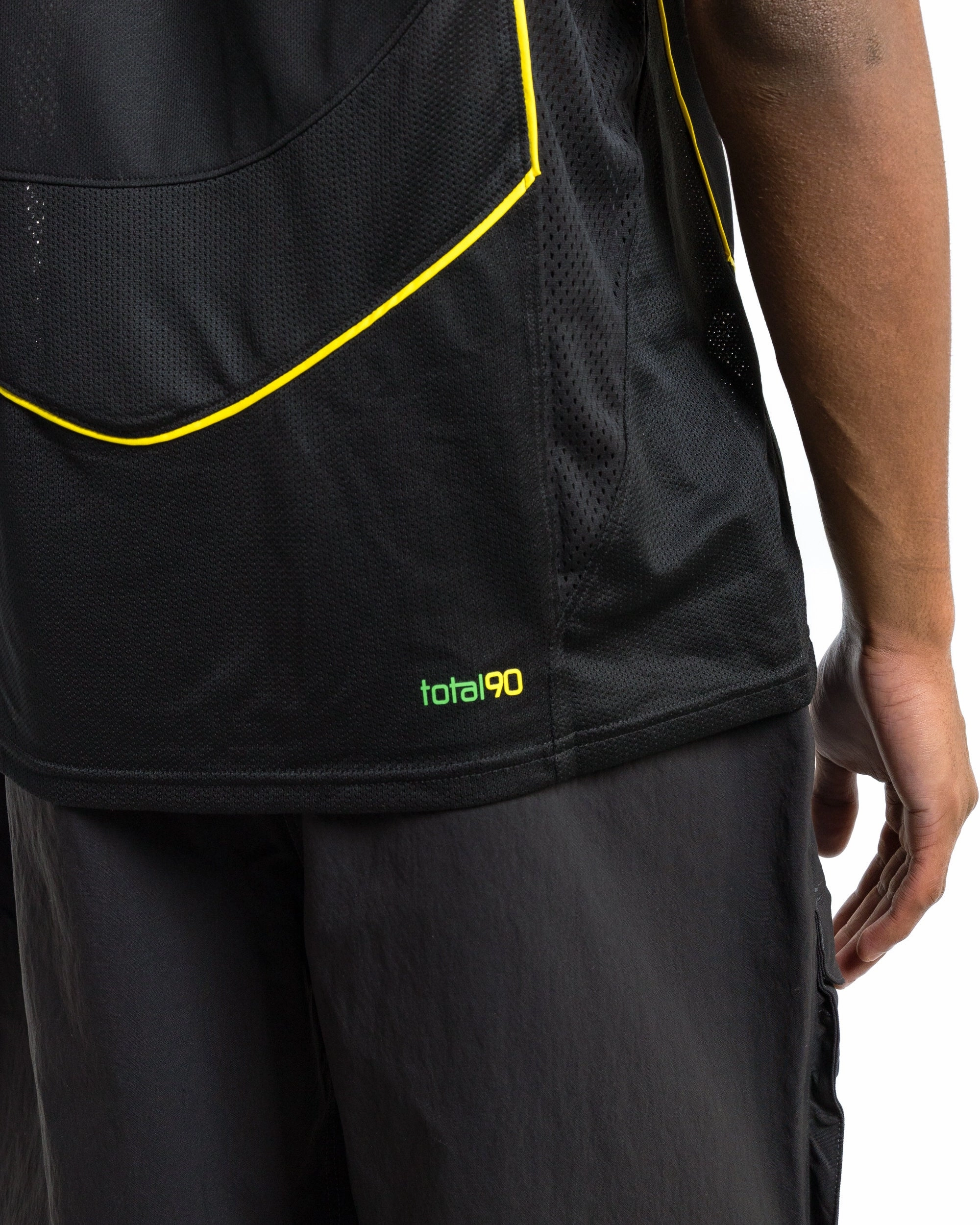 Soft and breathable DRI-FIT T90 Energy Jersey - Black/Green Spark-Opti Yellow