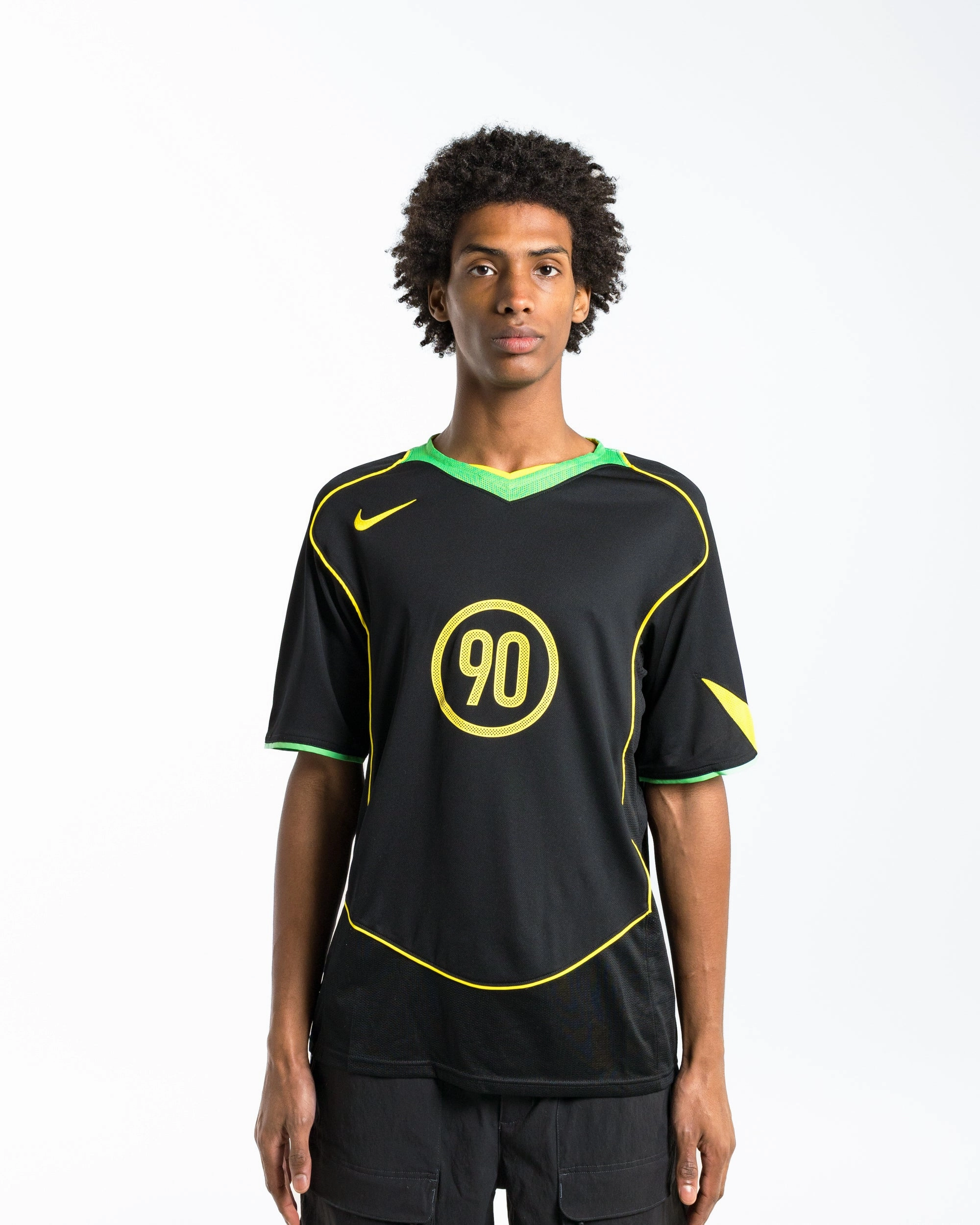 DRI-FIT T90 Energy Jersey - Black/Green Spark-Opti Yellow Perfect Layer Wear Cashmere combination