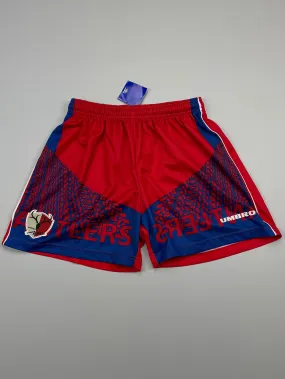 1997/98 KASHIMA ANTLERS *BNWT* HOME SHORTS (XL) UMBRO Faux Leather beachy vibe