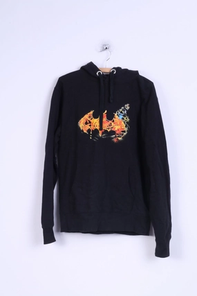 Versatile Comfort All Purpose Layer Batman Mens L Sweatshirt Black Hooded Kangaroo Pocket Cotton Blouse