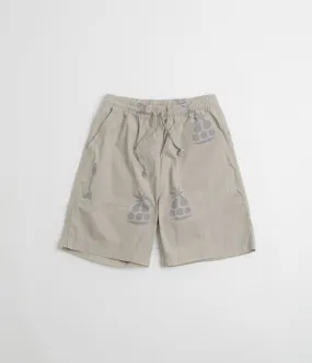 swimming accessory Mother's Day gift Service Works Poplin Printed Chef Shorts - Stone