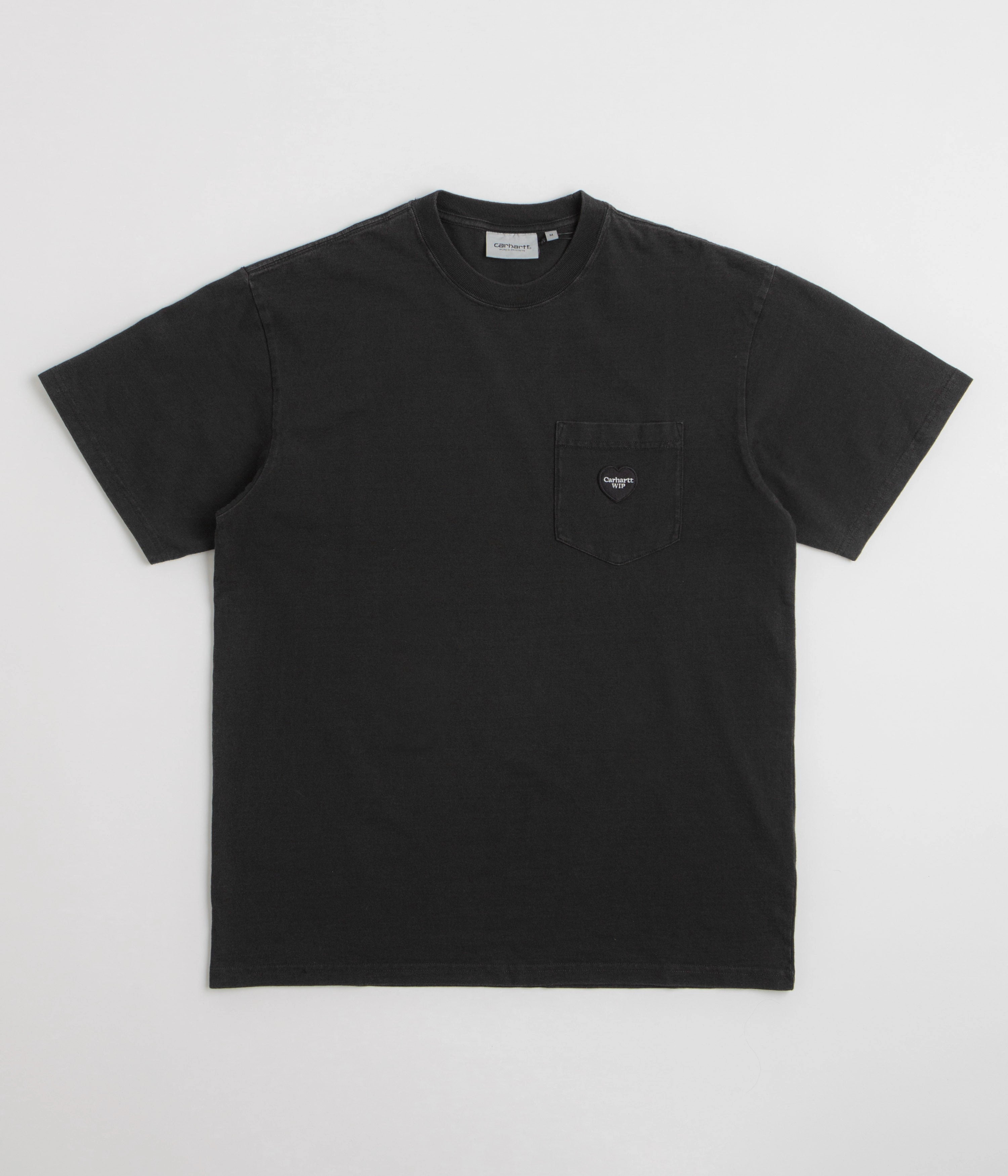 athletic style Micro Perforated Fabric Carhartt Ingo Pocket T-Shirt - Black