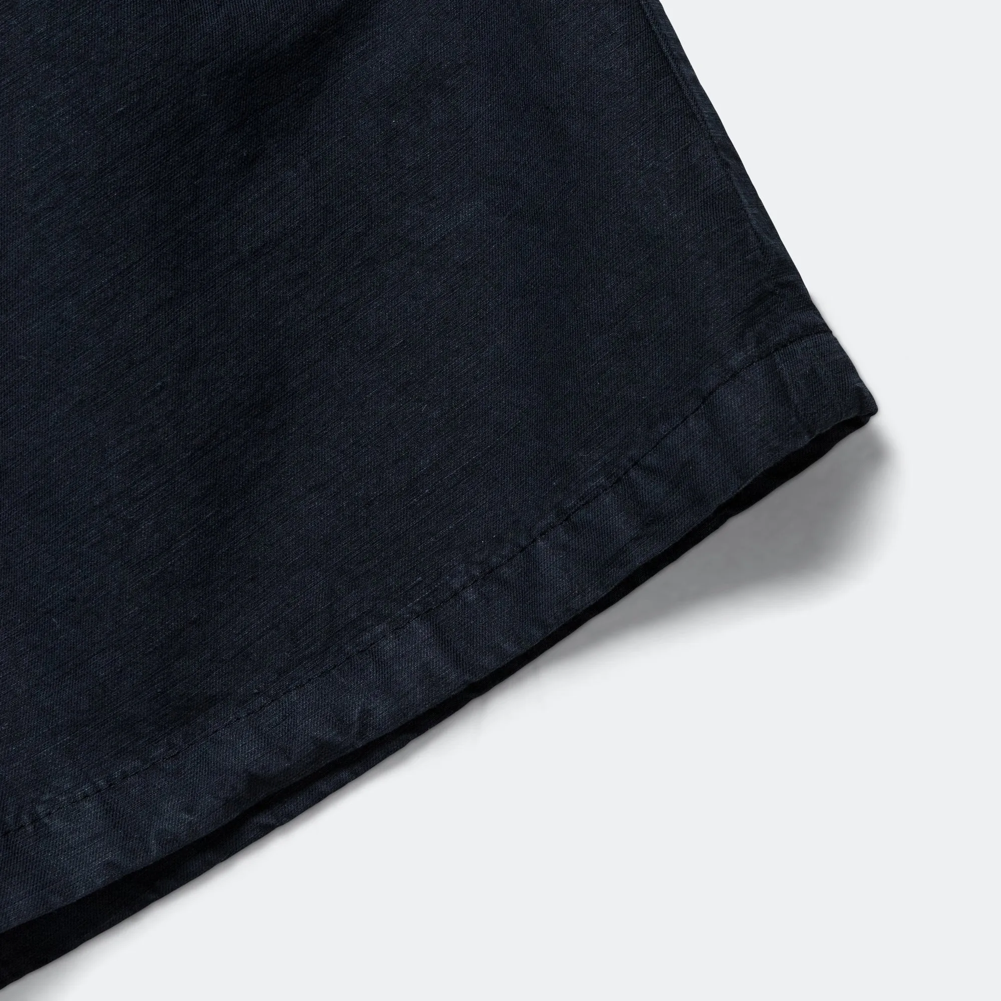 Modern Look Daywear Benn Cotton Linen Shorts - Dark Navy