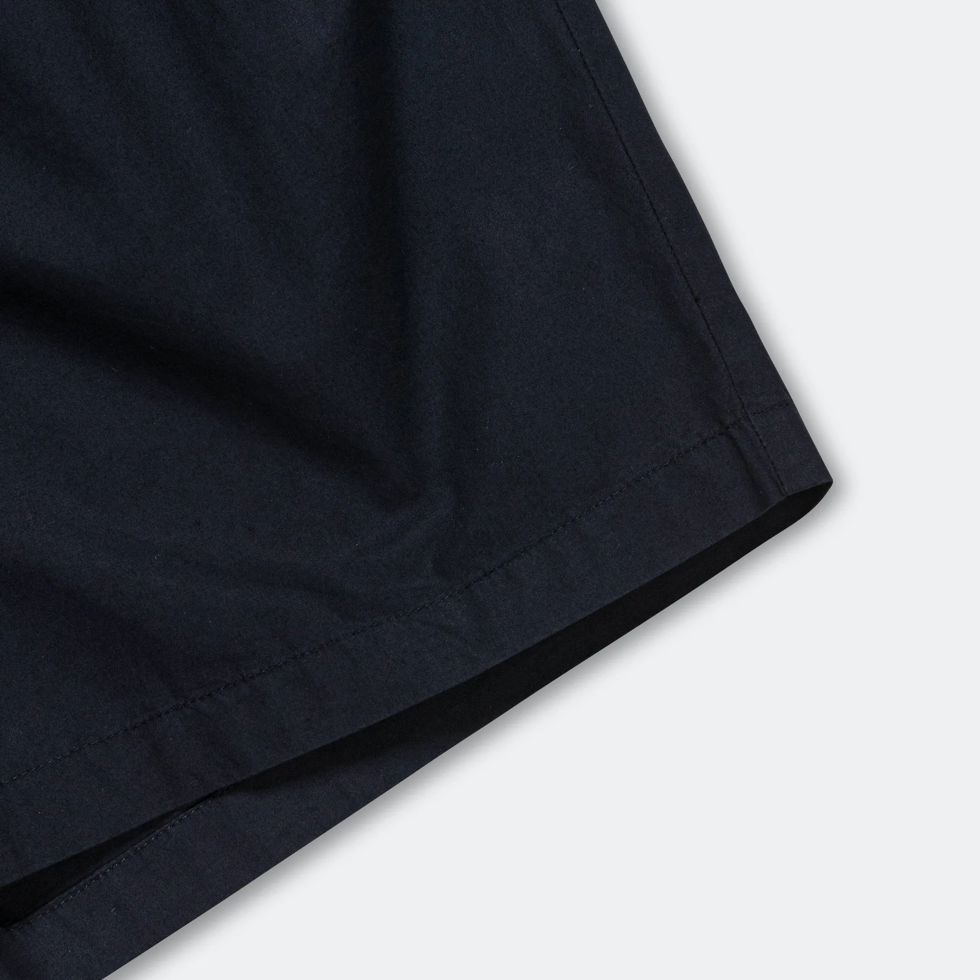 Benn Relaxed Typewriter Pleated Short - Dark Navy Beach Vibes retail industry