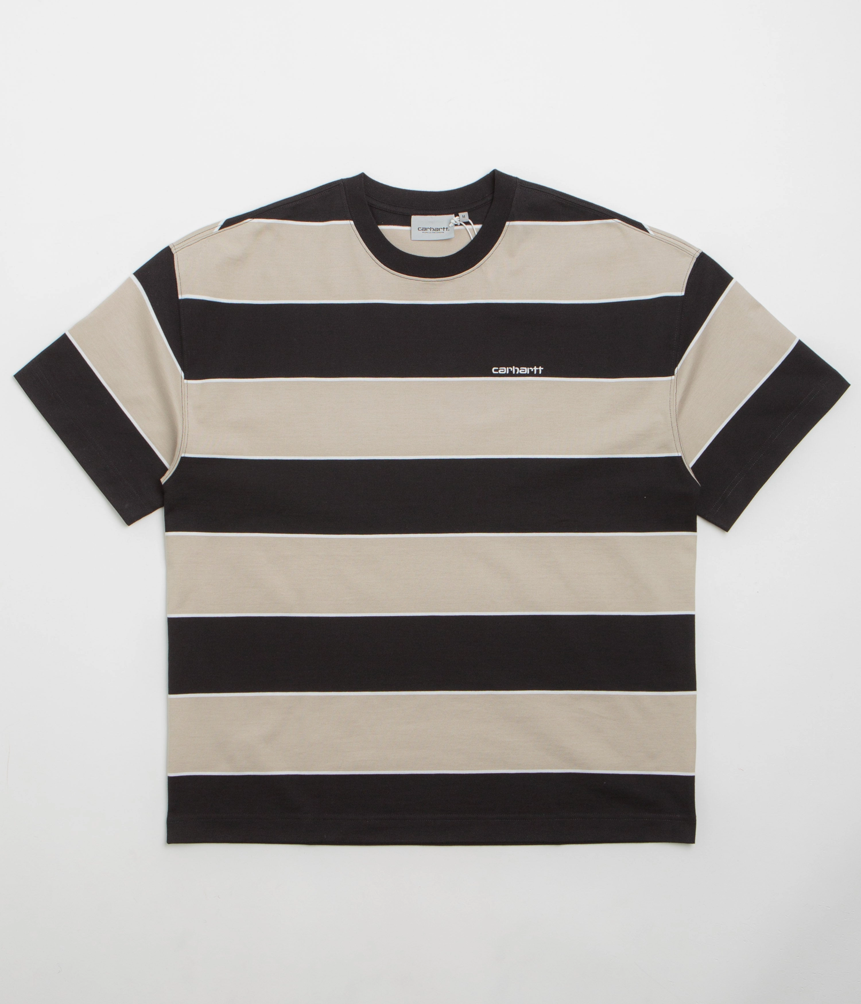 Carhartt Quinby T-Shirt - Quinby Stripe / Black LongLastingColor Sports Apparel
