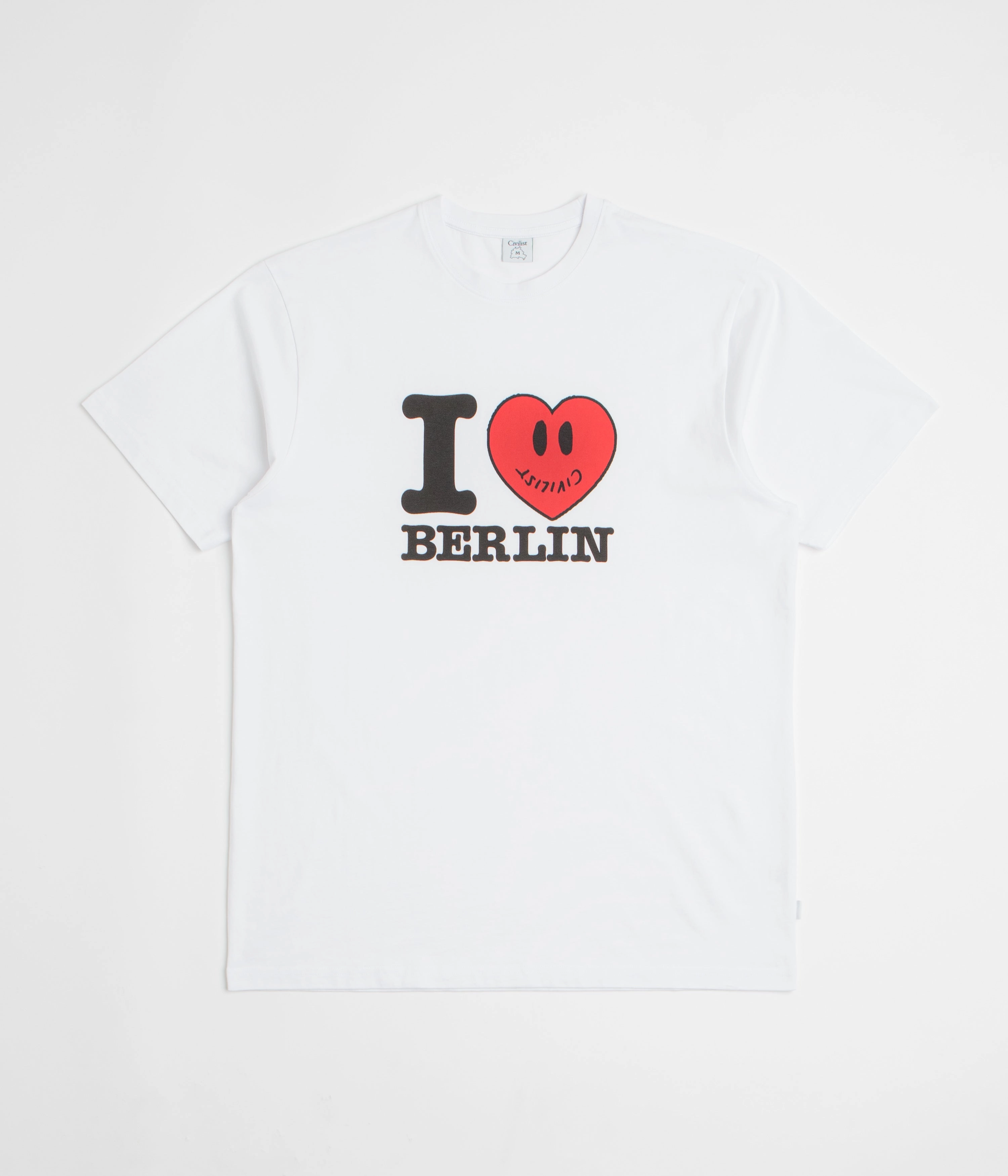 Civilist Ilove T-Shirt - White Eco Friendly Fabric