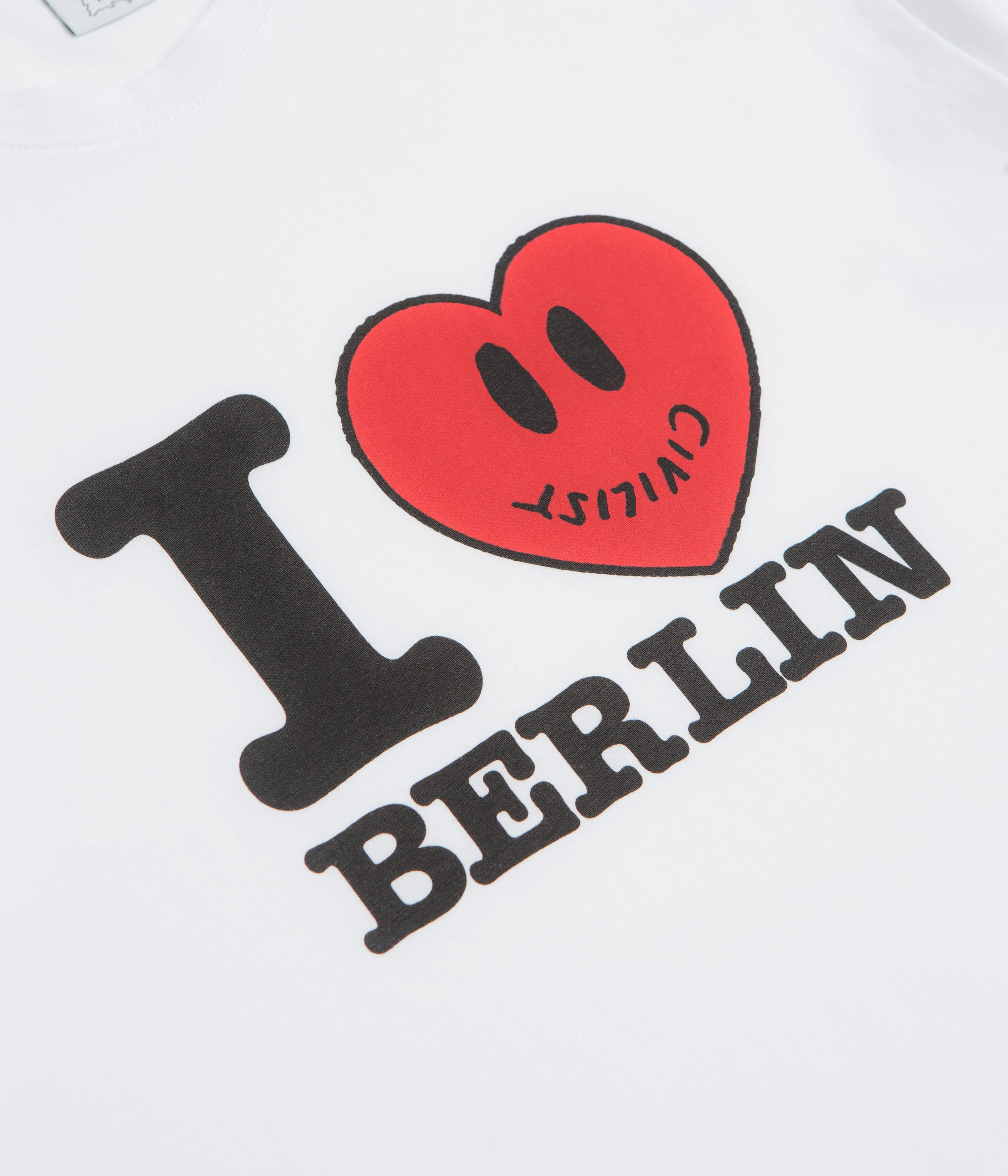 Civilist Ilove T-Shirt - White Gym workout Workout