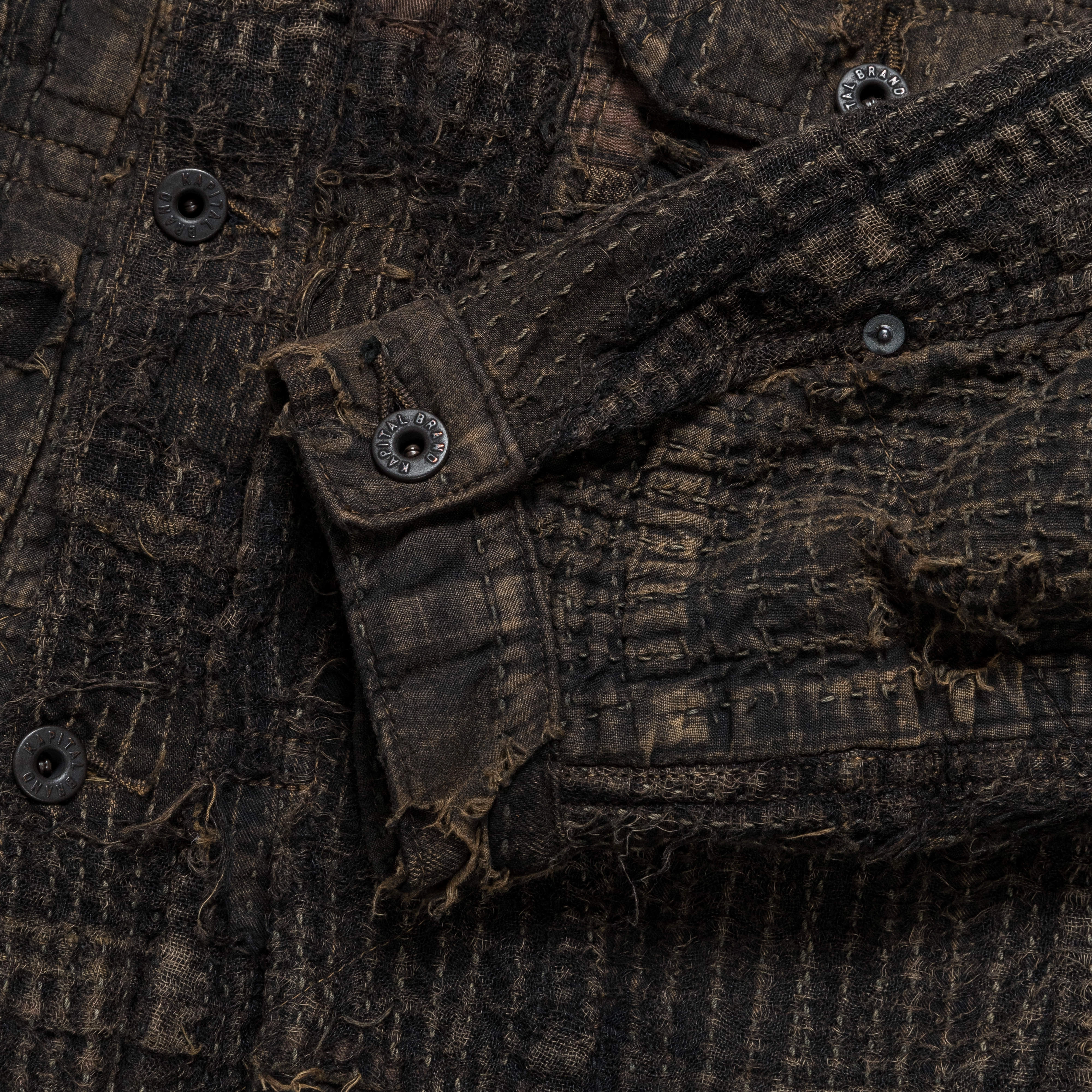 BLACK TEA-CORE BORO SPRING 1st JKT - Black Tailored Cut Style