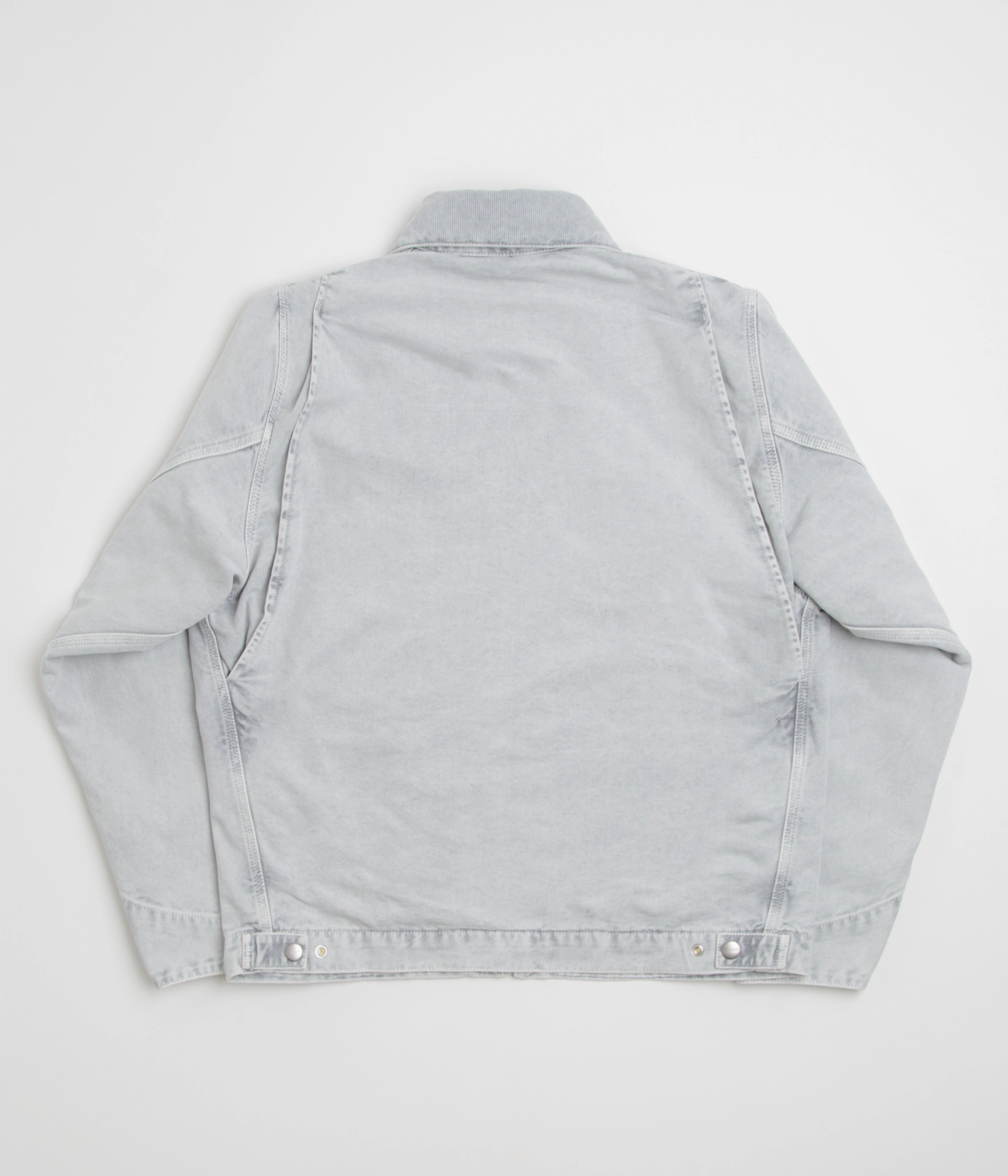 Carhartt OG Detroit Jacket - Black / Black Chalk Wash Practical Comfort Speak
