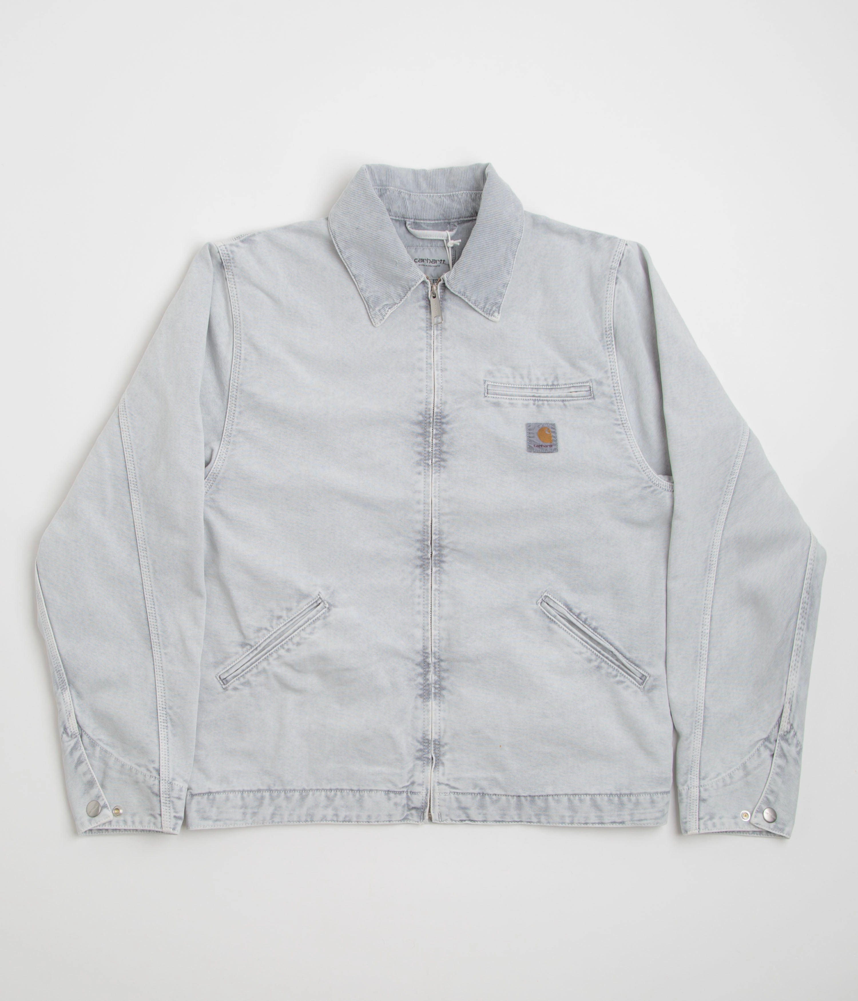 LaserCut Ventilation Zones Carhartt OG Detroit Jacket - Black / Black Chalk Wash