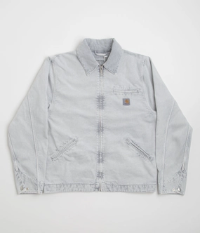 LaserCut Ventilation Zones Carhartt OG Detroit Jacket - Black / Black Chalk Wash