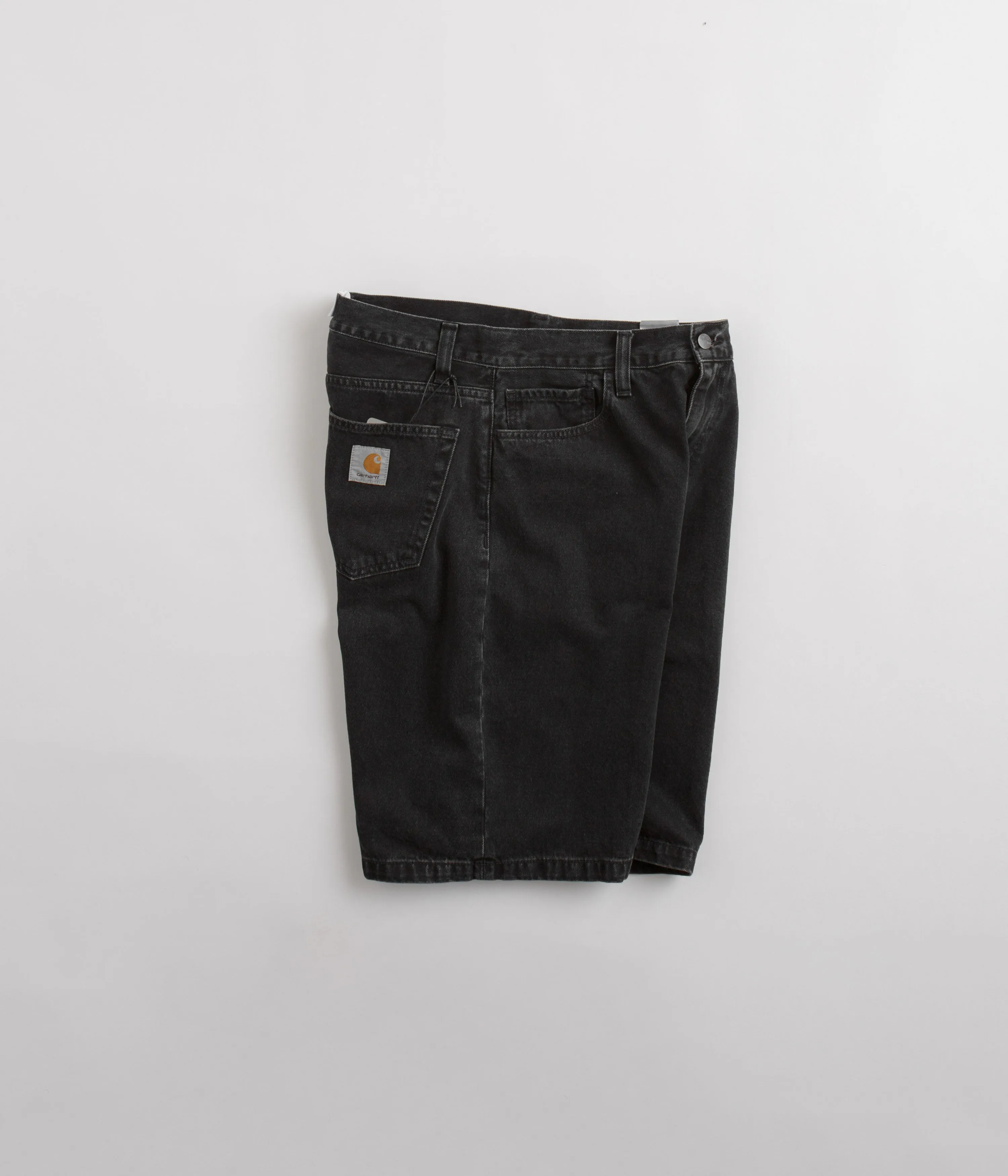 Thermoregulating Fabric Carhartt Landon Shorts - Black Stone Washed