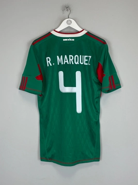 2010 MEXICO R.MARQUEZ #4 HOME SHIRT (M) ADIDAS Breath Panel