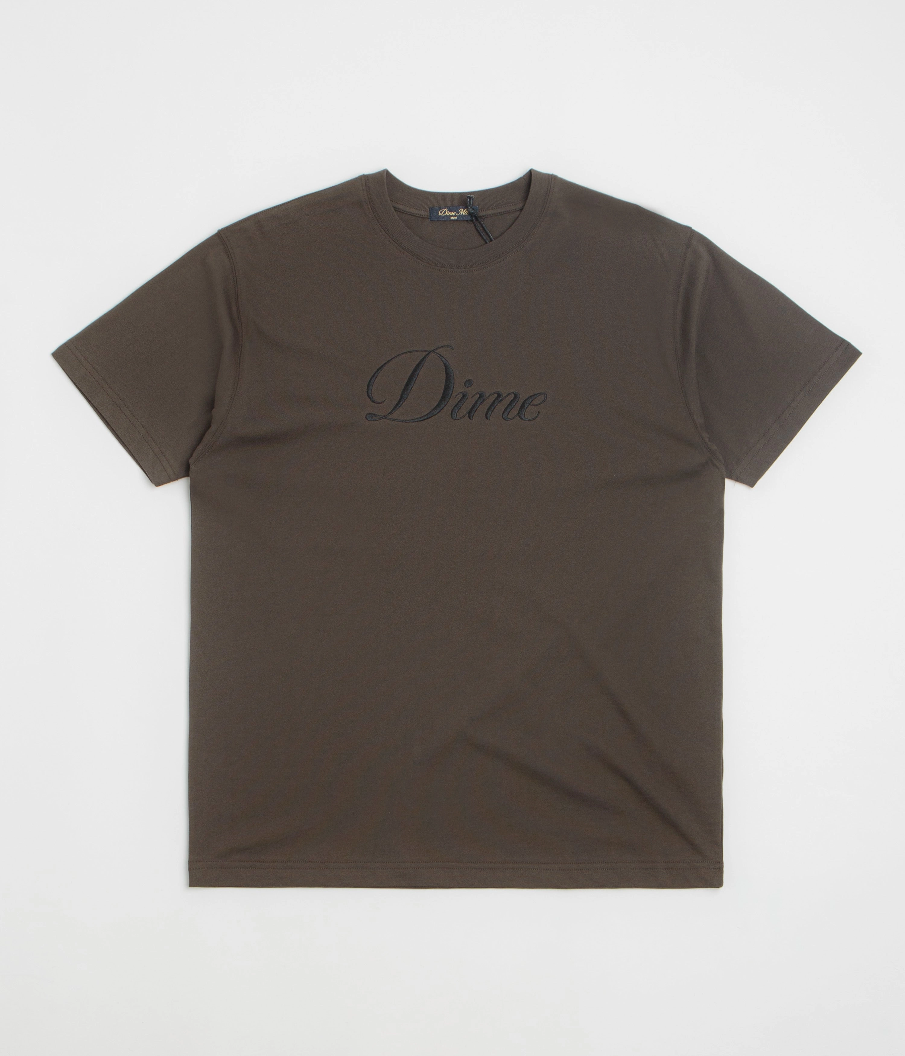 Comfortable apparel Dime Cursive T-Shirt - Vintage Black