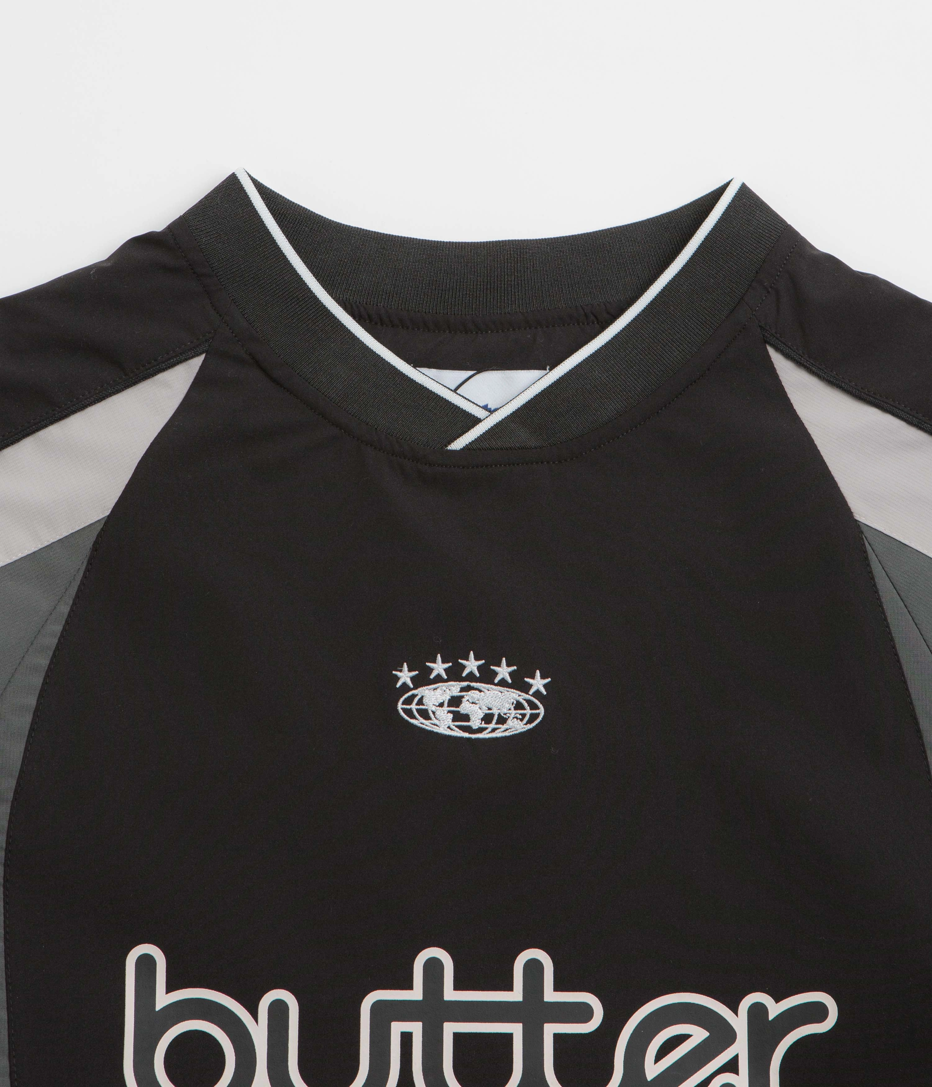 Convenient Butter Goods Ridge Sport Crewneck Sweatshirt - Black