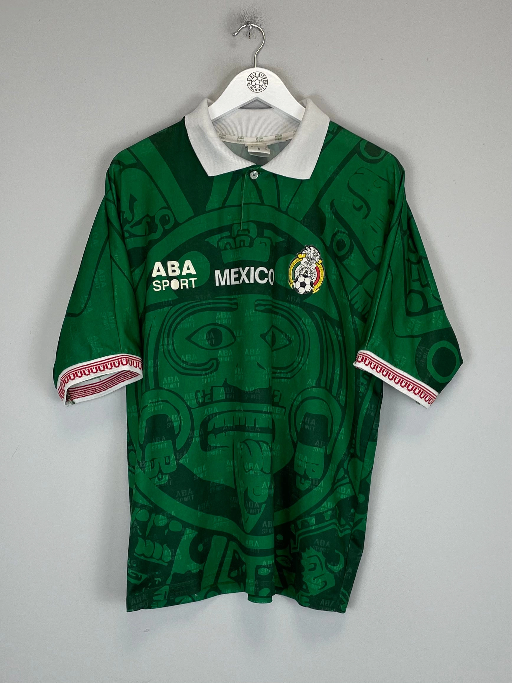 1996/98 MEXICO HOME SHIRT (L) ABA SPORT Ultimate Comfort