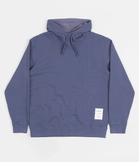 Camel like Norse Projects Fraser Tab Series Hoodie - Scoria Blue