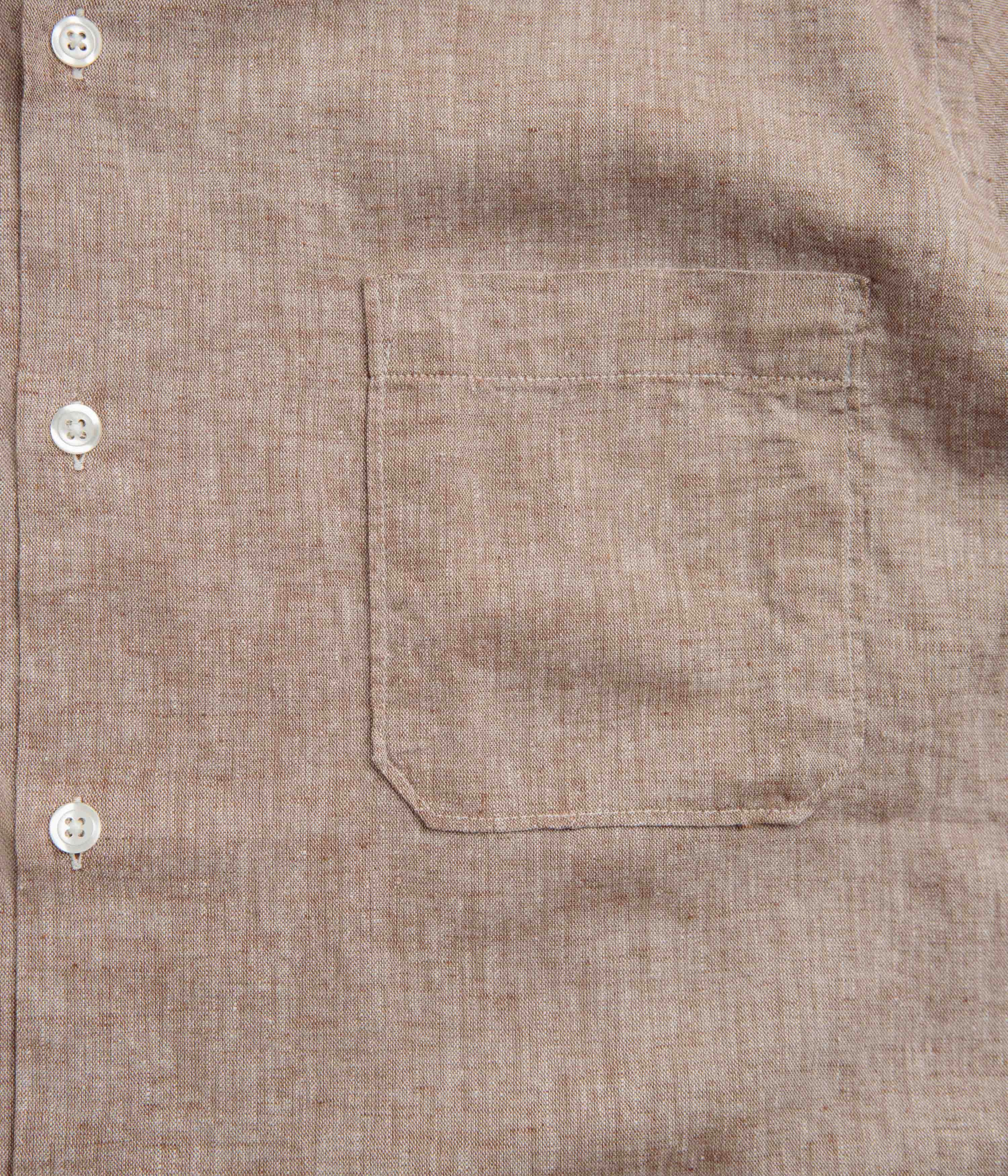 Winter Retreat Universal Works Road Shirt - Brown