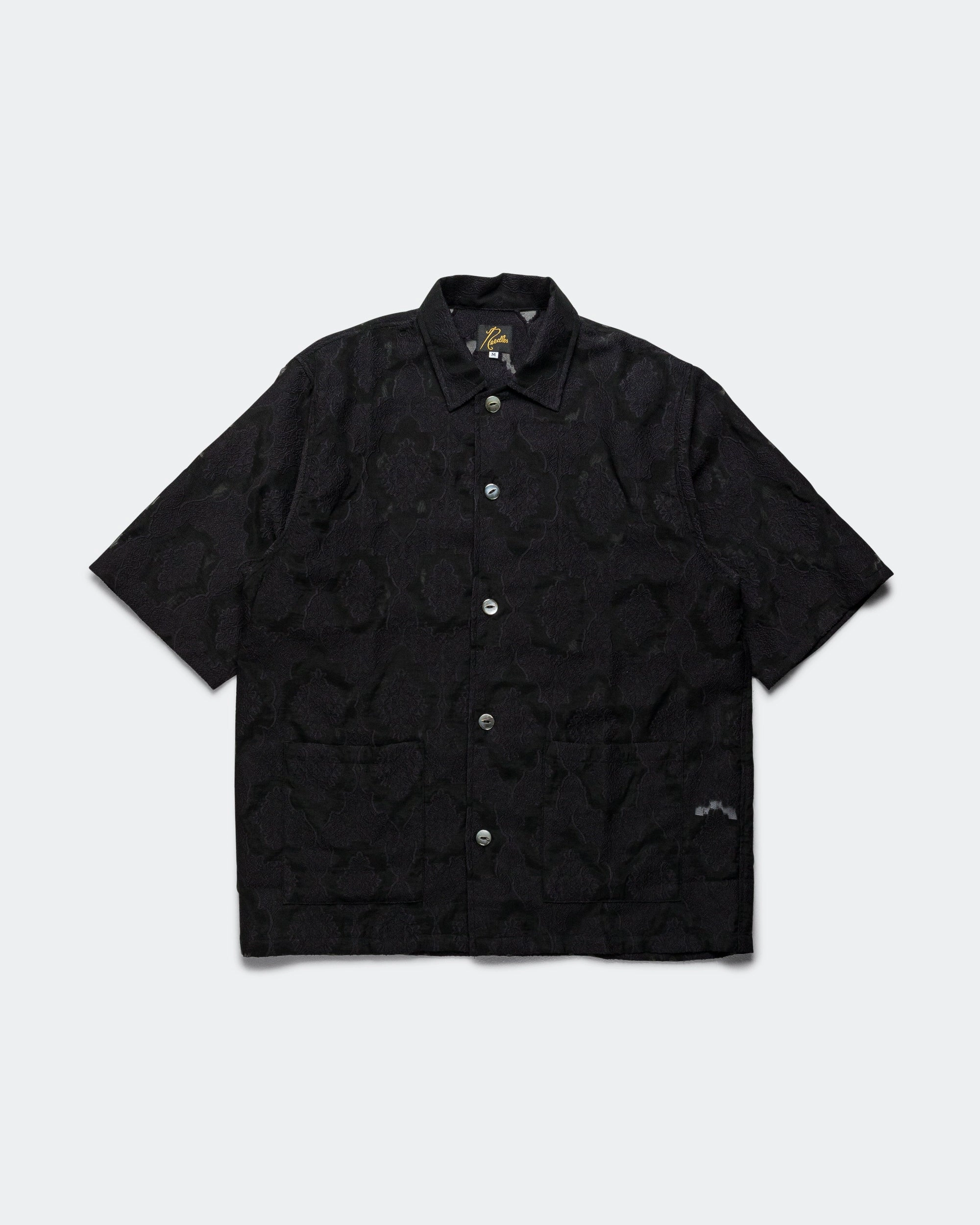 Stylish Appearance Cabana Shirt - Purple Victorian Sheer