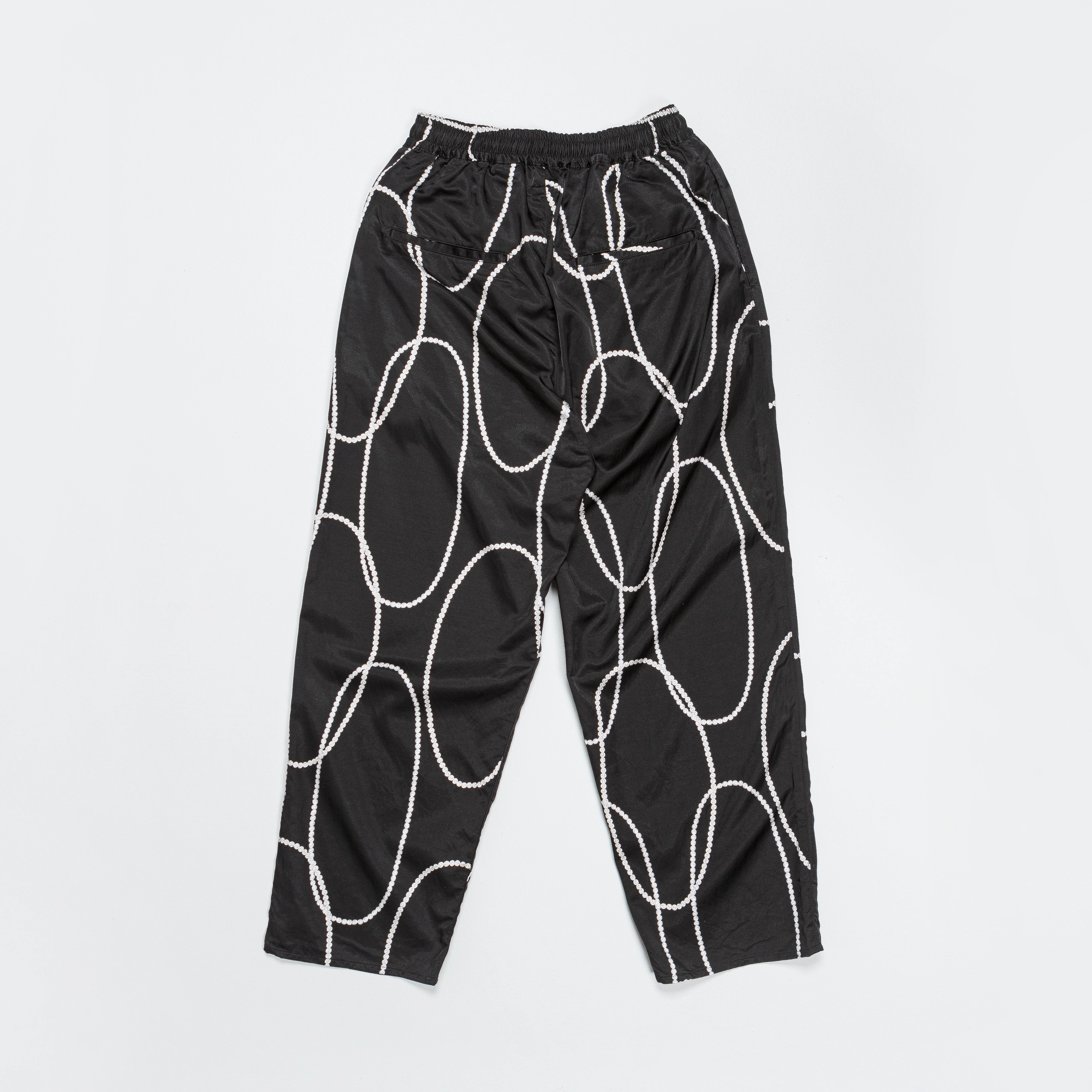 Cotton Rayon PEARL-KATABIRA EASY Pants - Black Timeless Utility