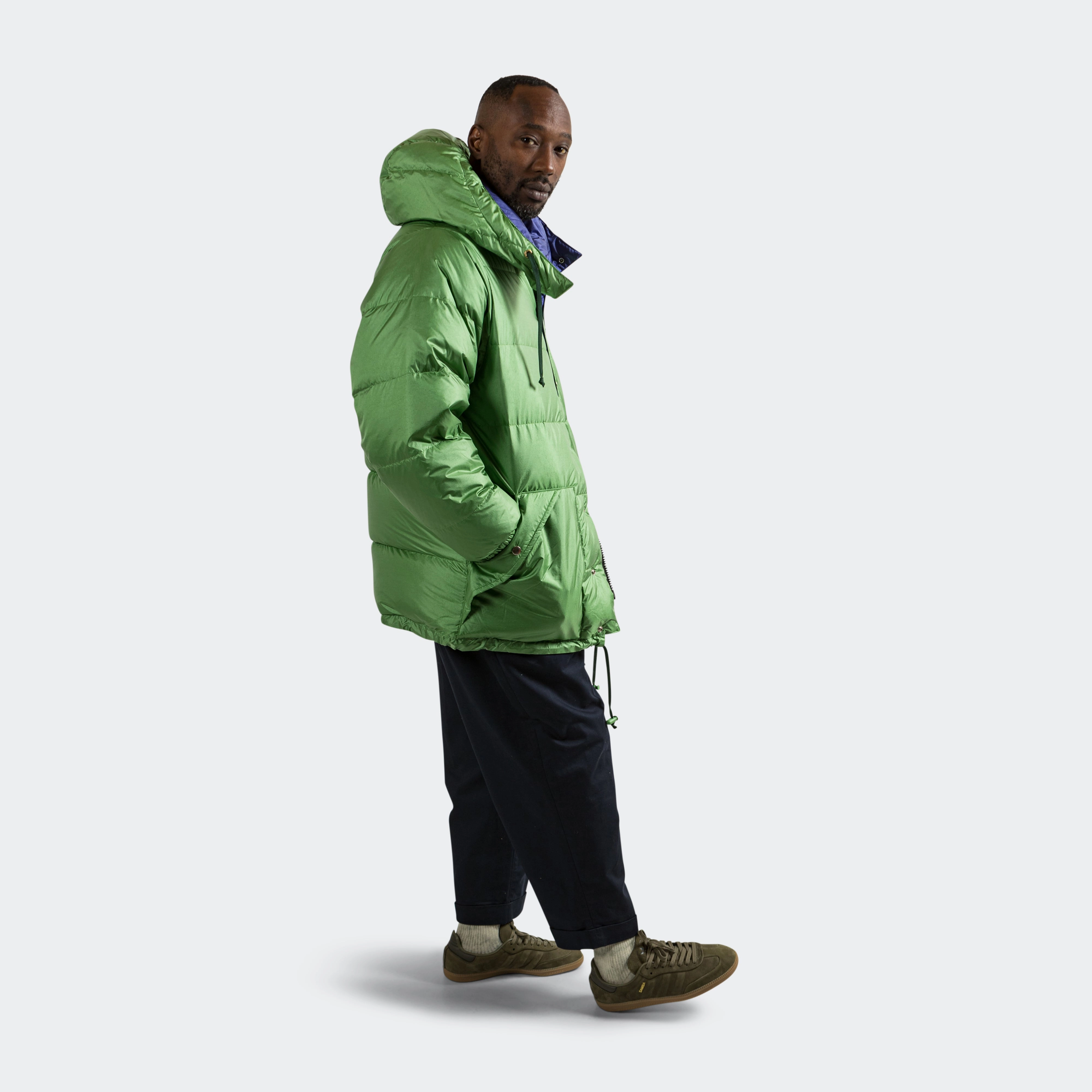 Expedition Down Parka II - Kale/Eggplant Taped Edges