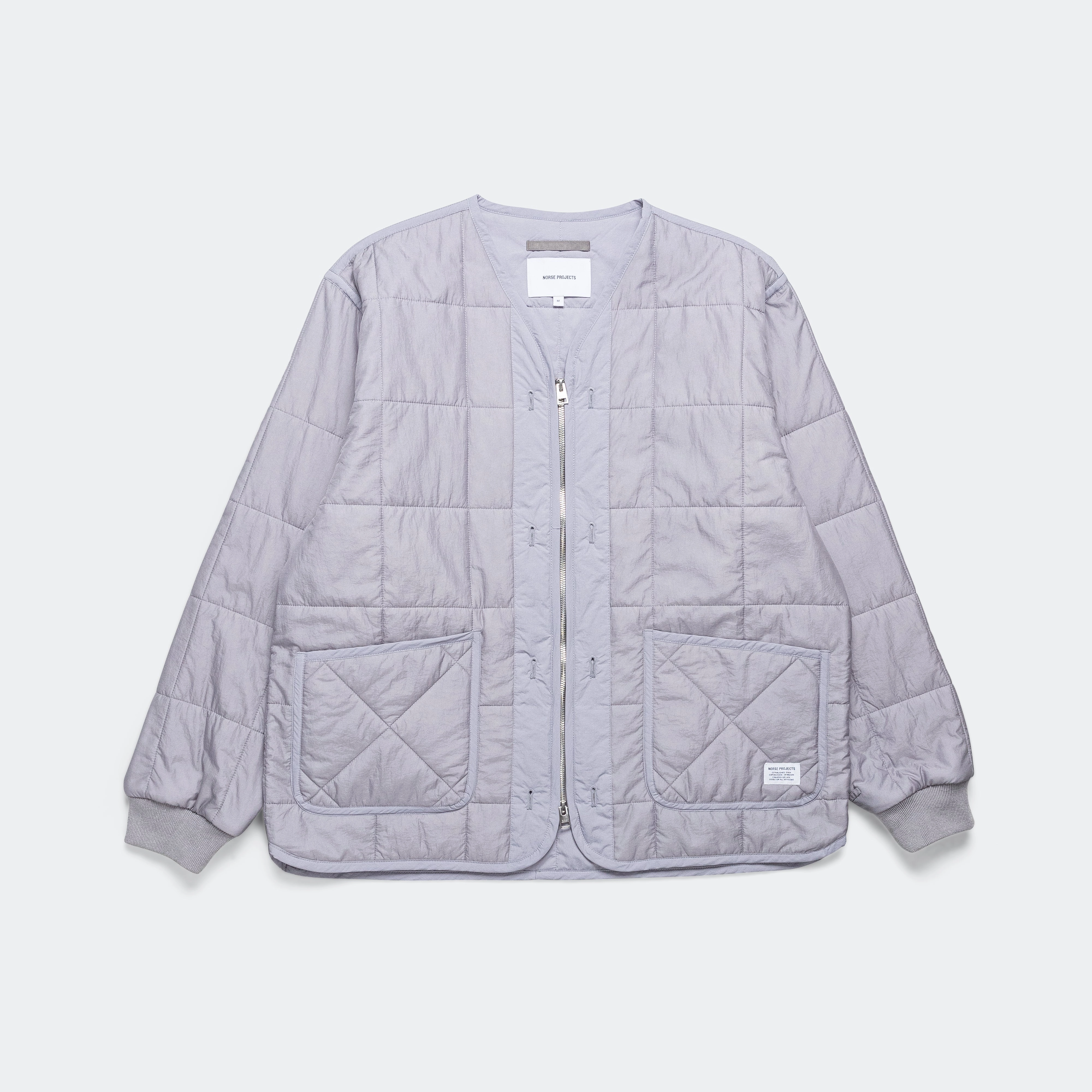 Many Pockets Camo Print Military Liner Jacket - Crocus Purple