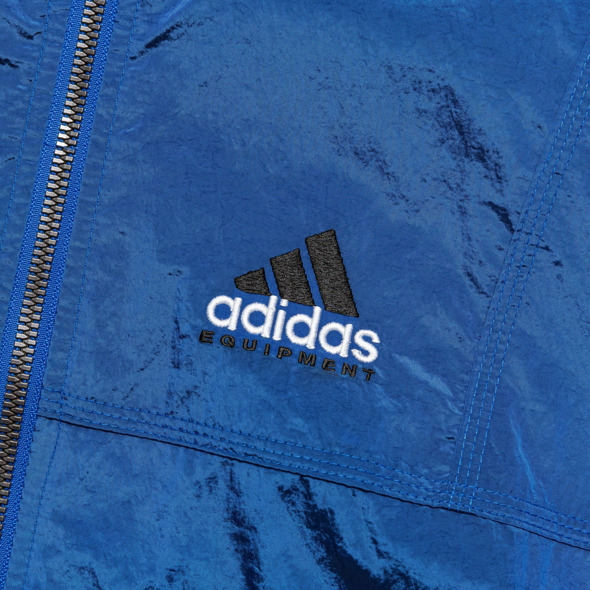 EQT Track Top - Iridescent EQT Blue Windproof Design Mesh Venting