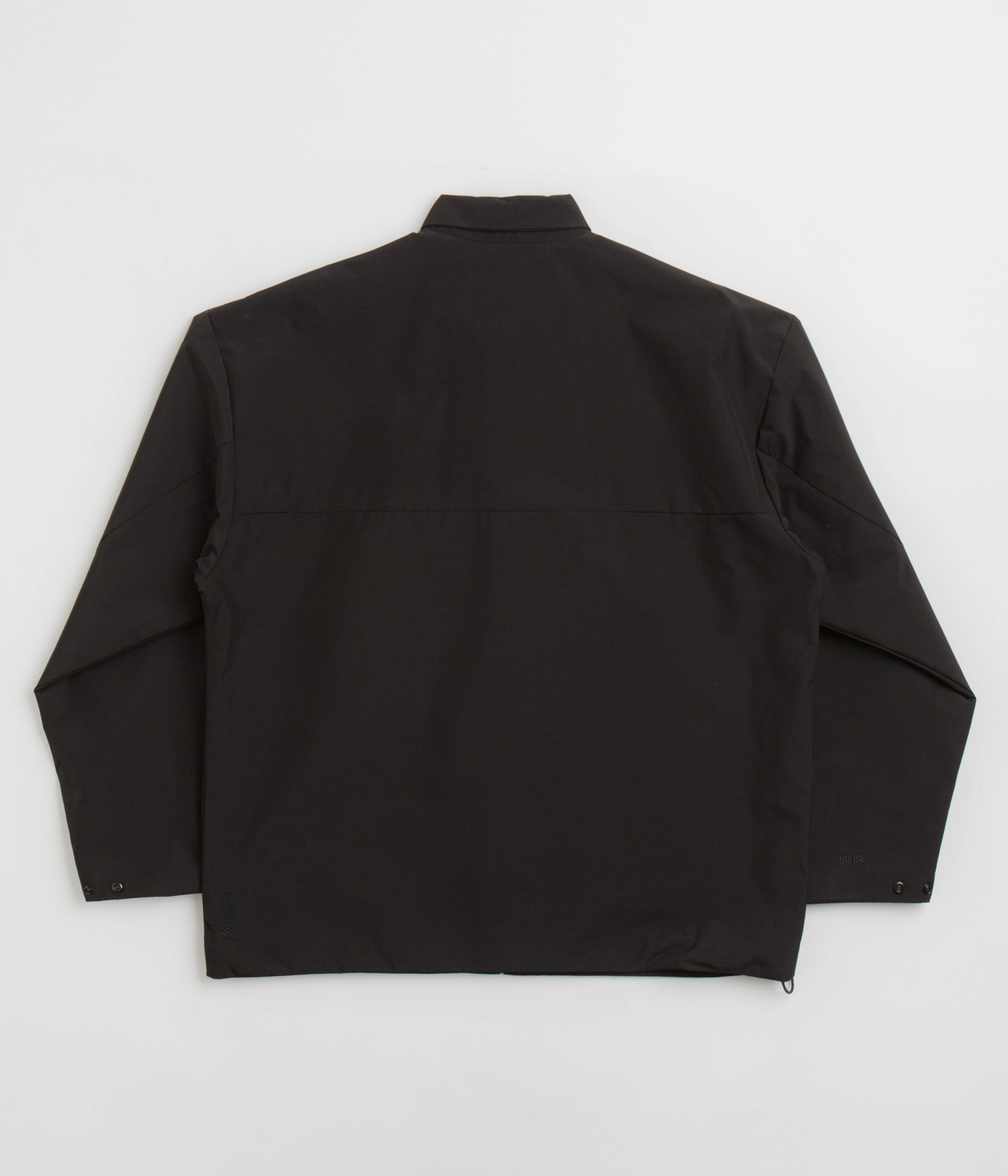 Norse Projects Sten Gore-Tex Windstopper Insulated Shirt Jacket - Black Softshell Outer Layer Brush