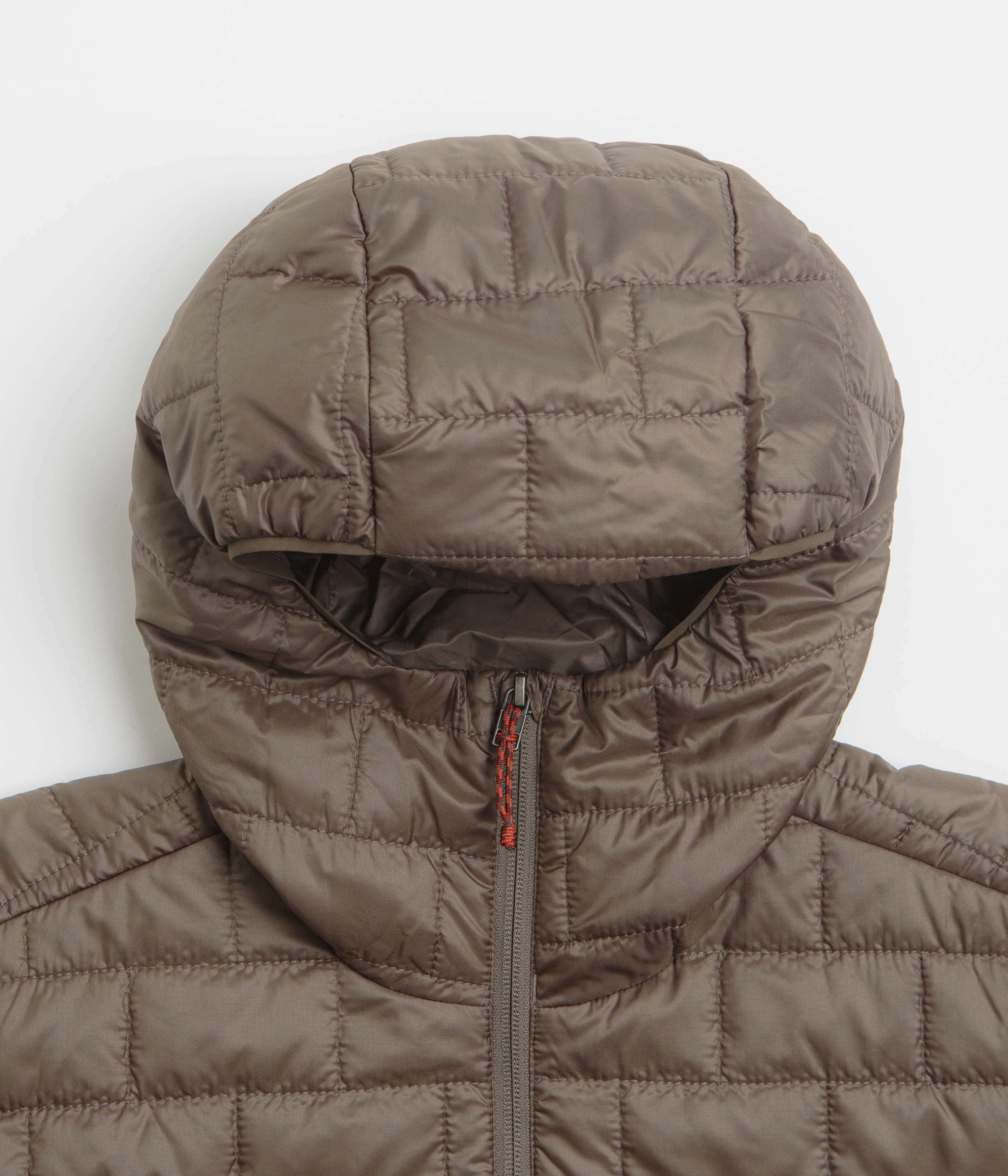 Light Reflective Logos Patagonia Nano Puff Hoodie Jacket - Marlow Brown