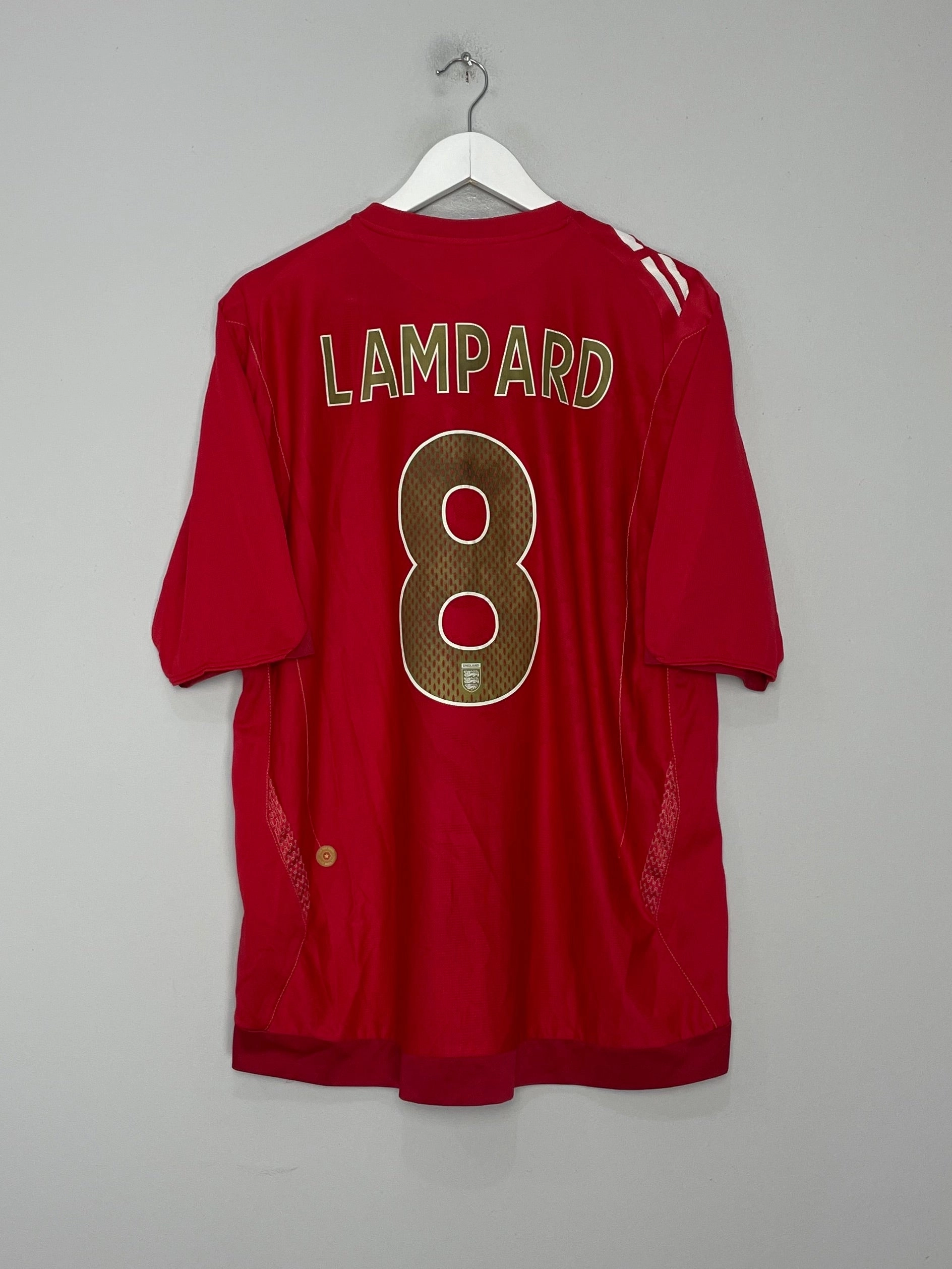Hollow Core Fiber Total Ease 2006/08 ENGLAND LAMPARD #8 AWAY SHIRT (XXL) UMBRO