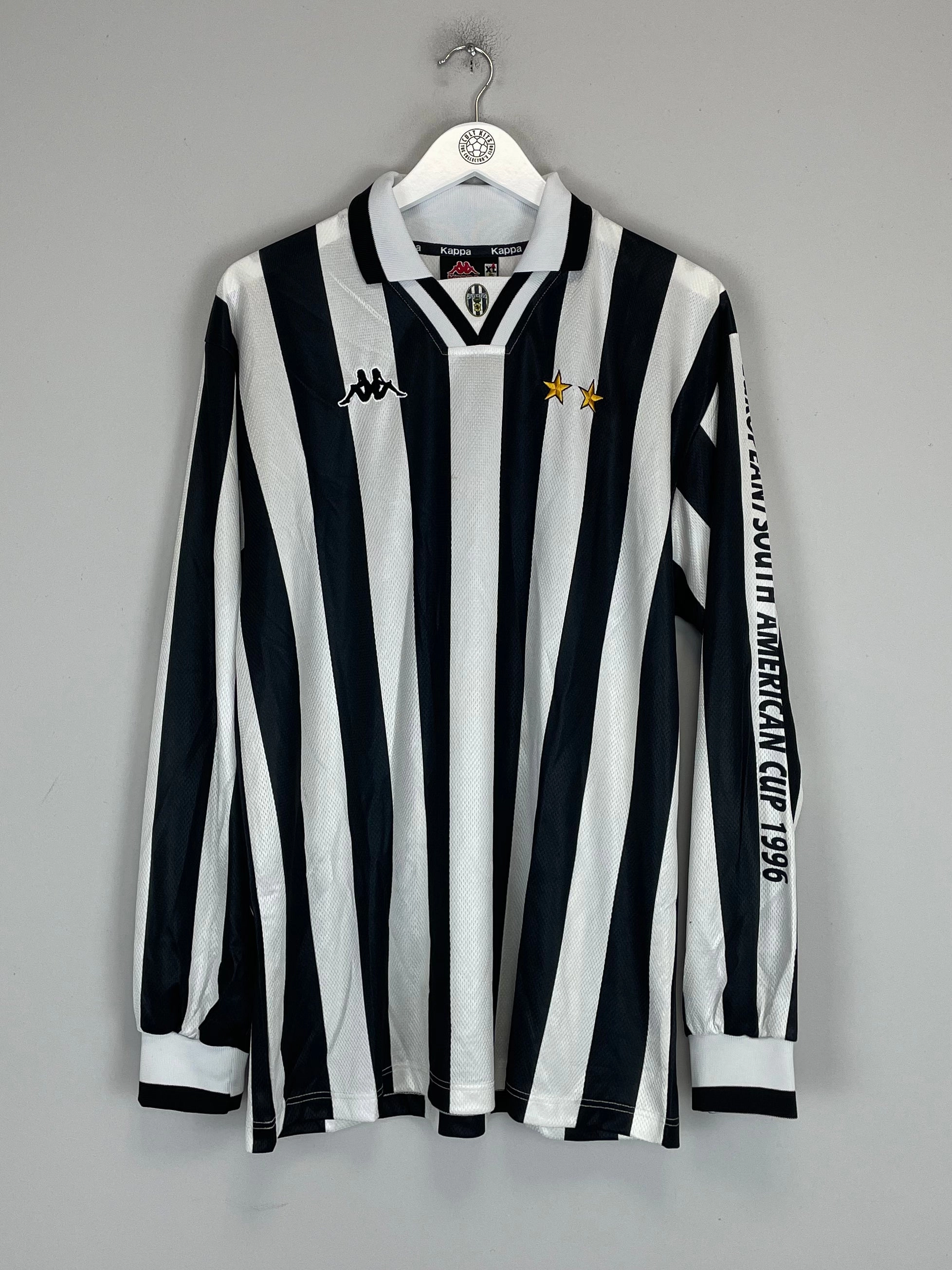 1995/97 JUVENTUS L/S 'EUROPEAN / SOUTH AMERICAN CUP' HOME SHIRT (XL) KAPPA Urban Flex