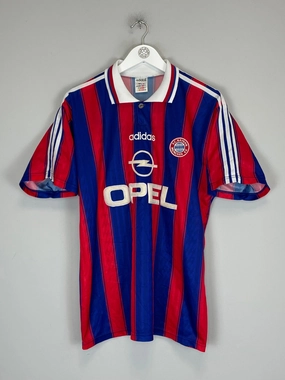1996/97 BAYERN MUNICH SCHOLL #7 HOME SHIRT (L) ADIDAS Dynamic Fit Engineering Reinforced Neckline