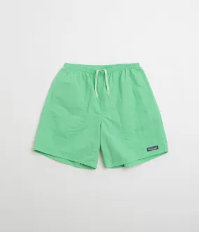 Stretch Fabric FlexibleMobility Patagonia Baggies Longs 7" Shorts - Aloe Green