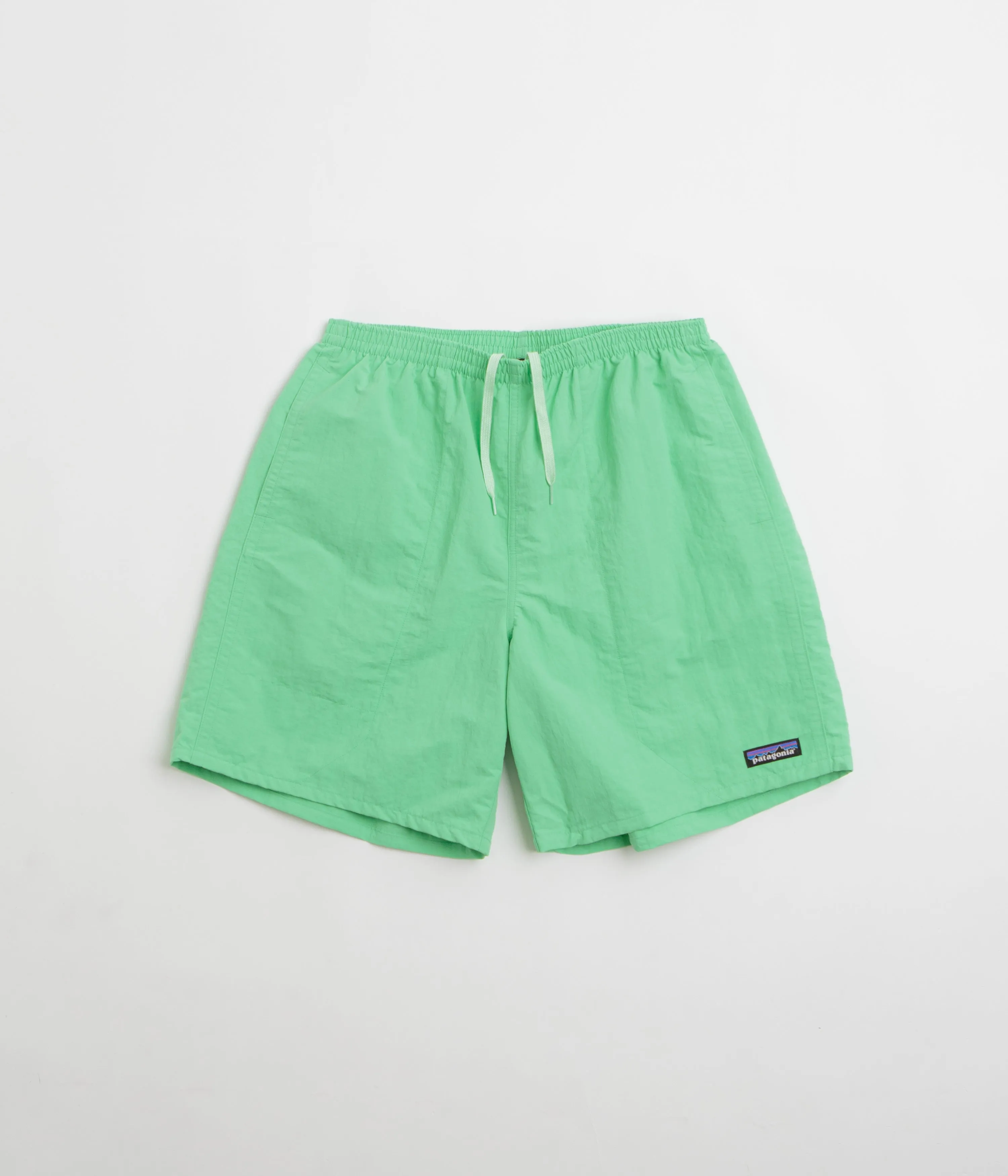 Stretch Fabric FlexibleMobility Patagonia Baggies Longs 7" Shorts - Aloe Green
