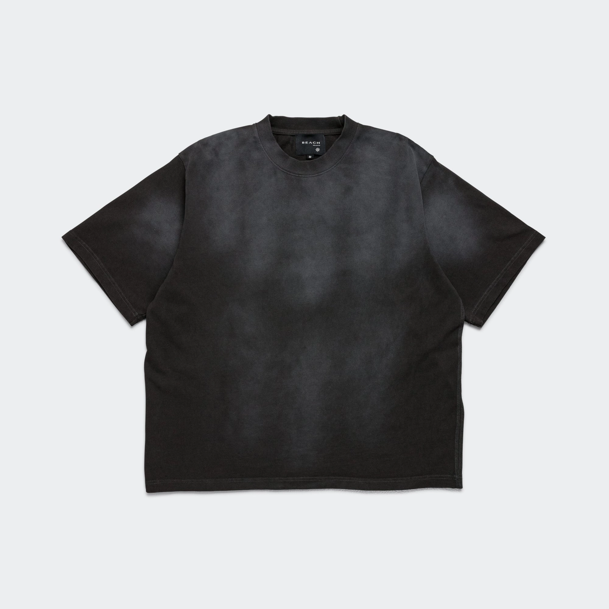 Soft Layer Boxy Tee - Sun Faded Black