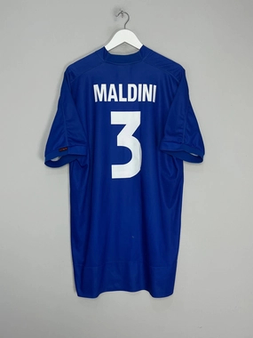 Training Ready 1998/99 ITALY MALDINI #3 HOME SHIRT (XXL) KAPPA