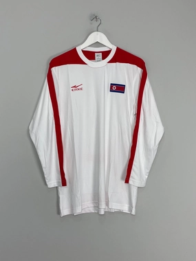 warm weather Night Run 2008/09 NORTH KOREA L/S AWAY SHIRT (XL) ERKE