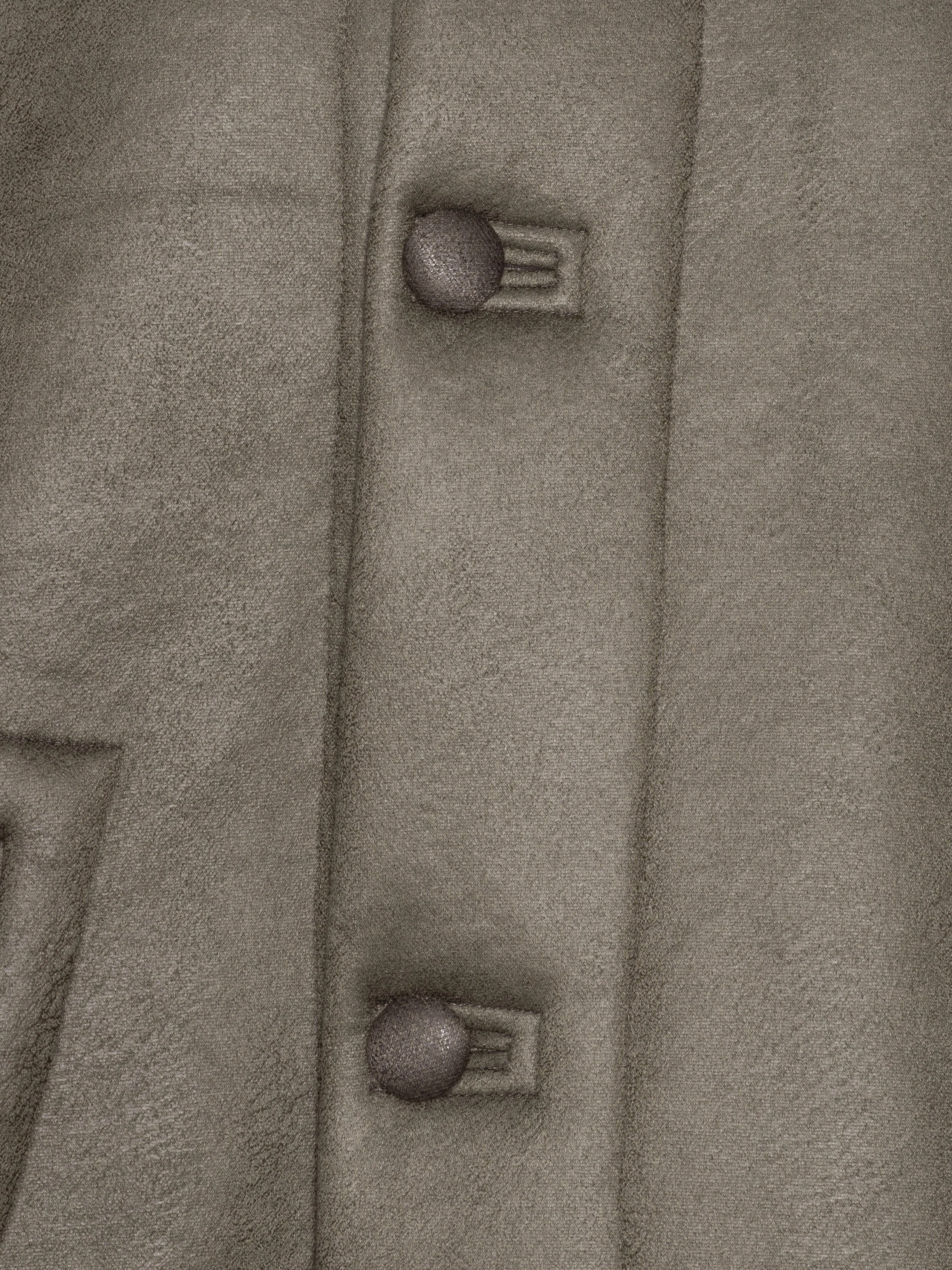 Demonstrate Dart Jacket - Grey Shearling