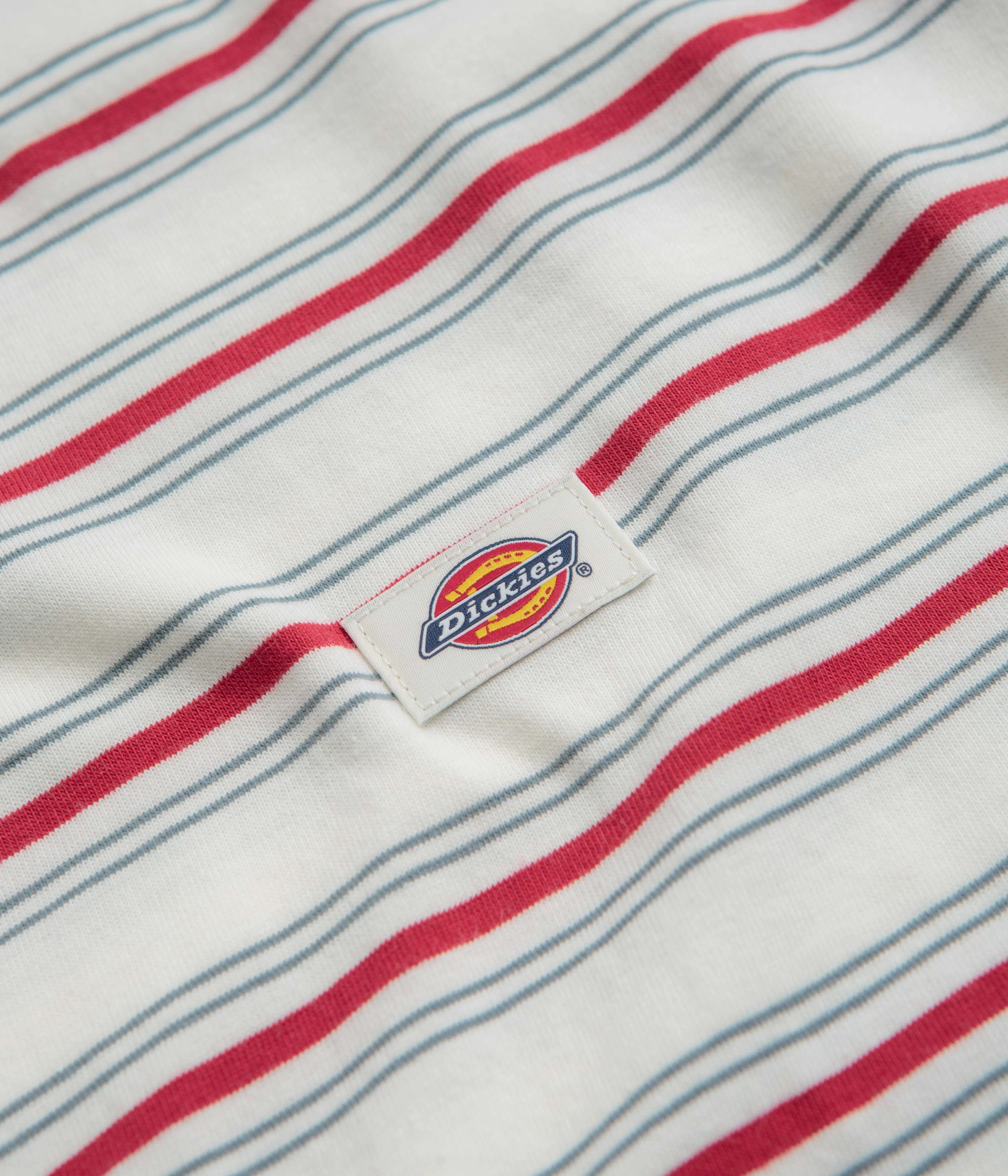 Classic Style Trend Dickies Lewistown Stripe T-Shirt - Egret