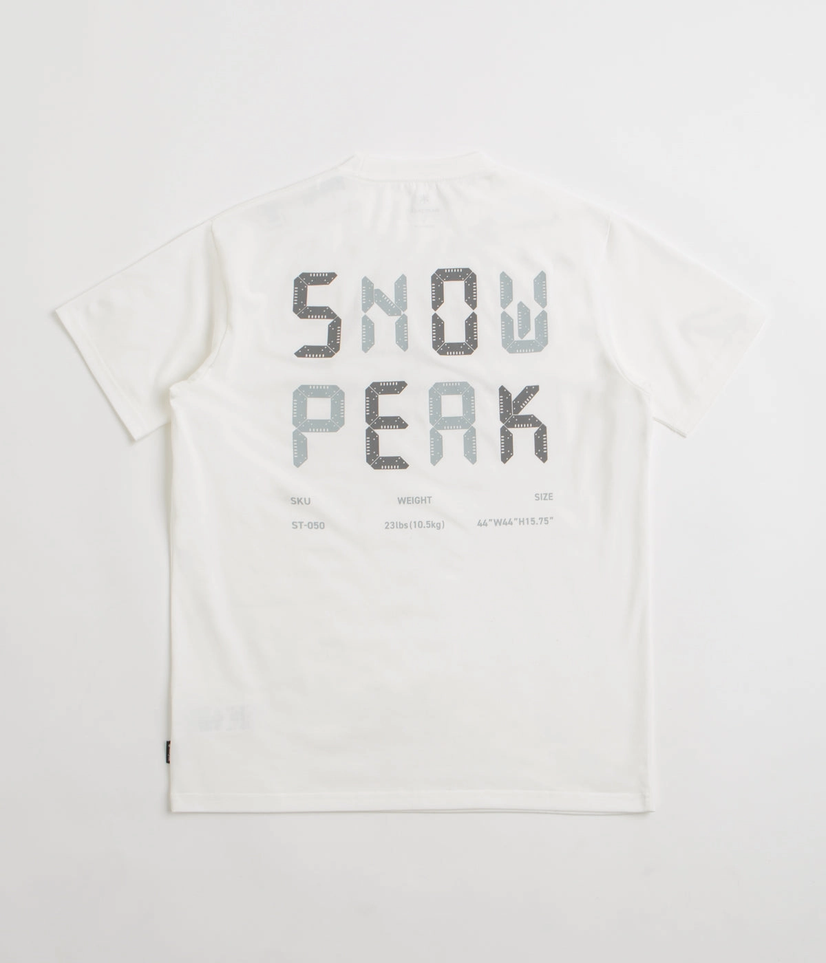 Snow Peak Jikaro Firering Table T-Shirt - Off White Durable Stitching