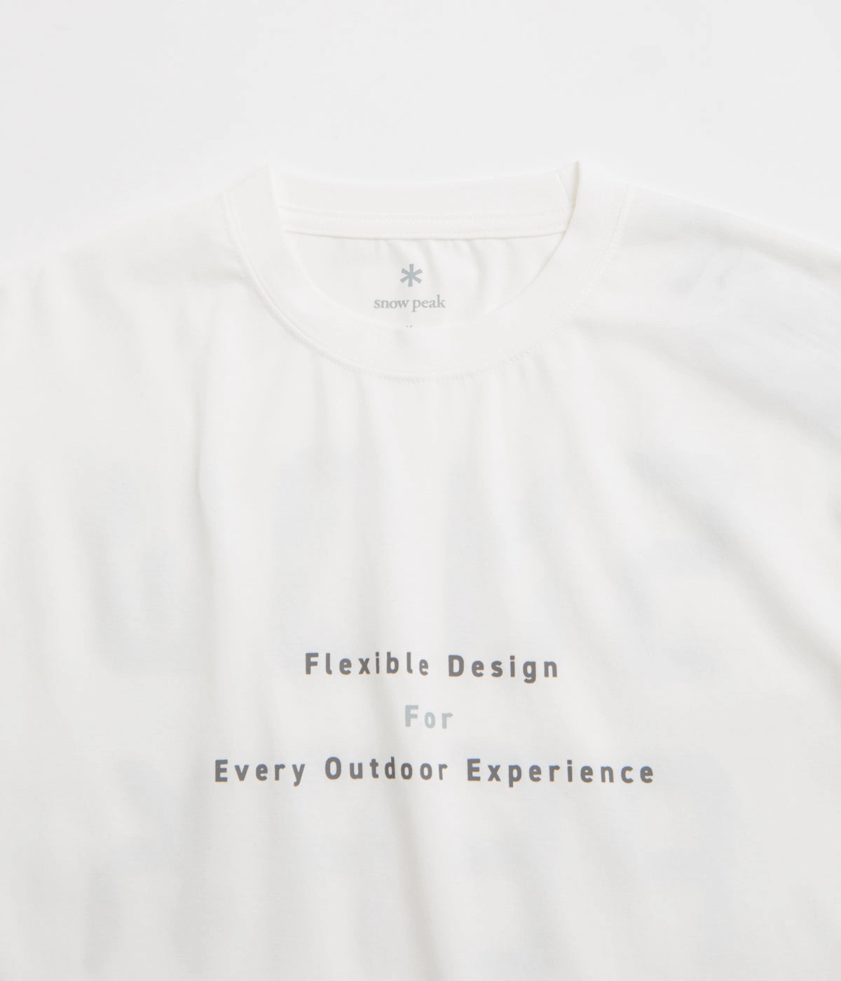 Snow Peak Jikaro Firering Table T-Shirt - Off White Comfy Wardrobe outdoor concert