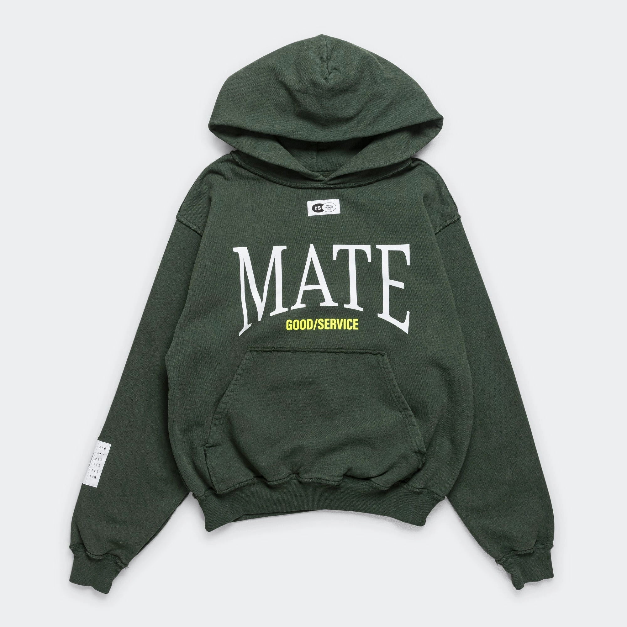 Hooded Sweatshirt x Race Service - British Racing Green product flannel coziness