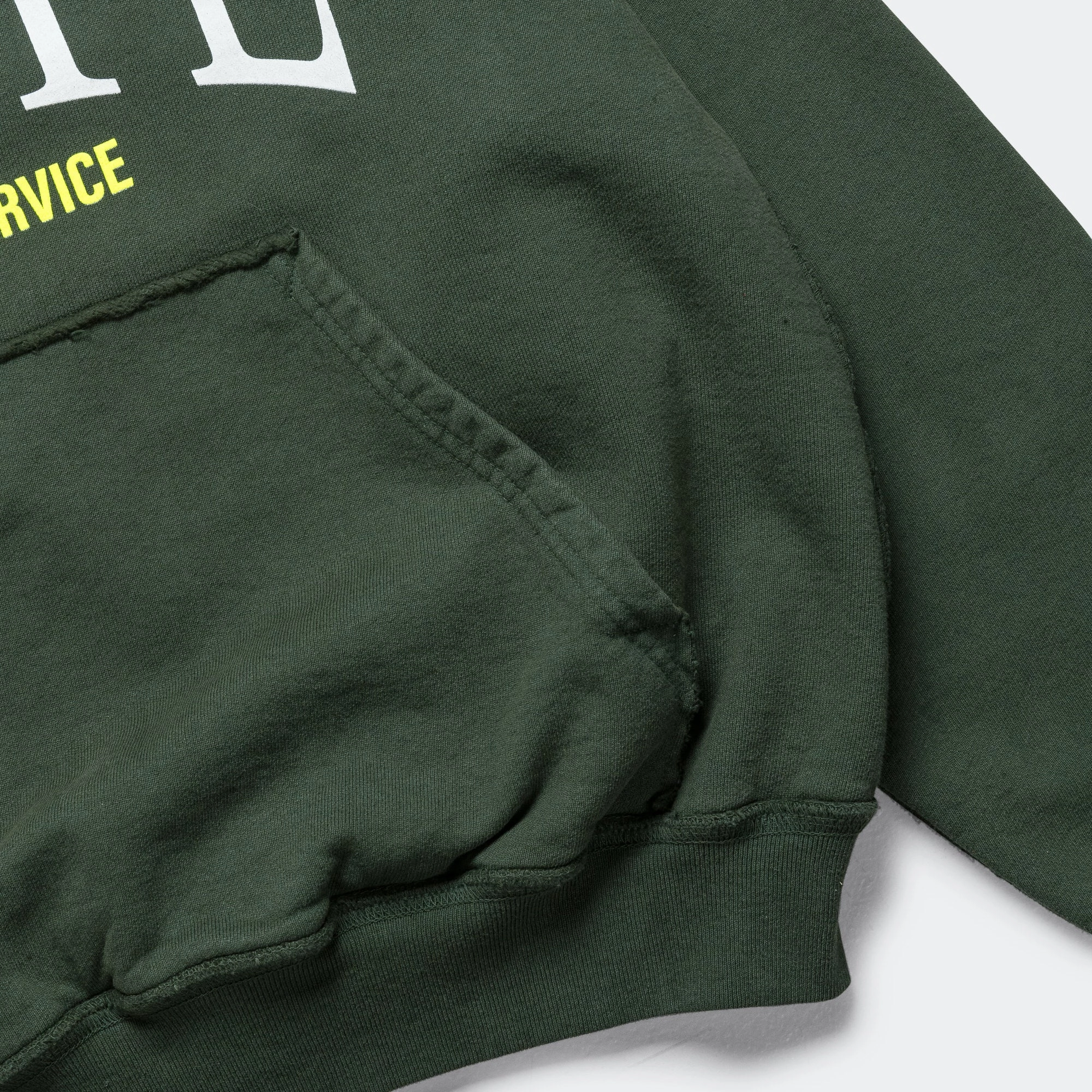 Hooded Sweatshirt x Race Service - British Racing Green Fashion Piece Fresh Sporty