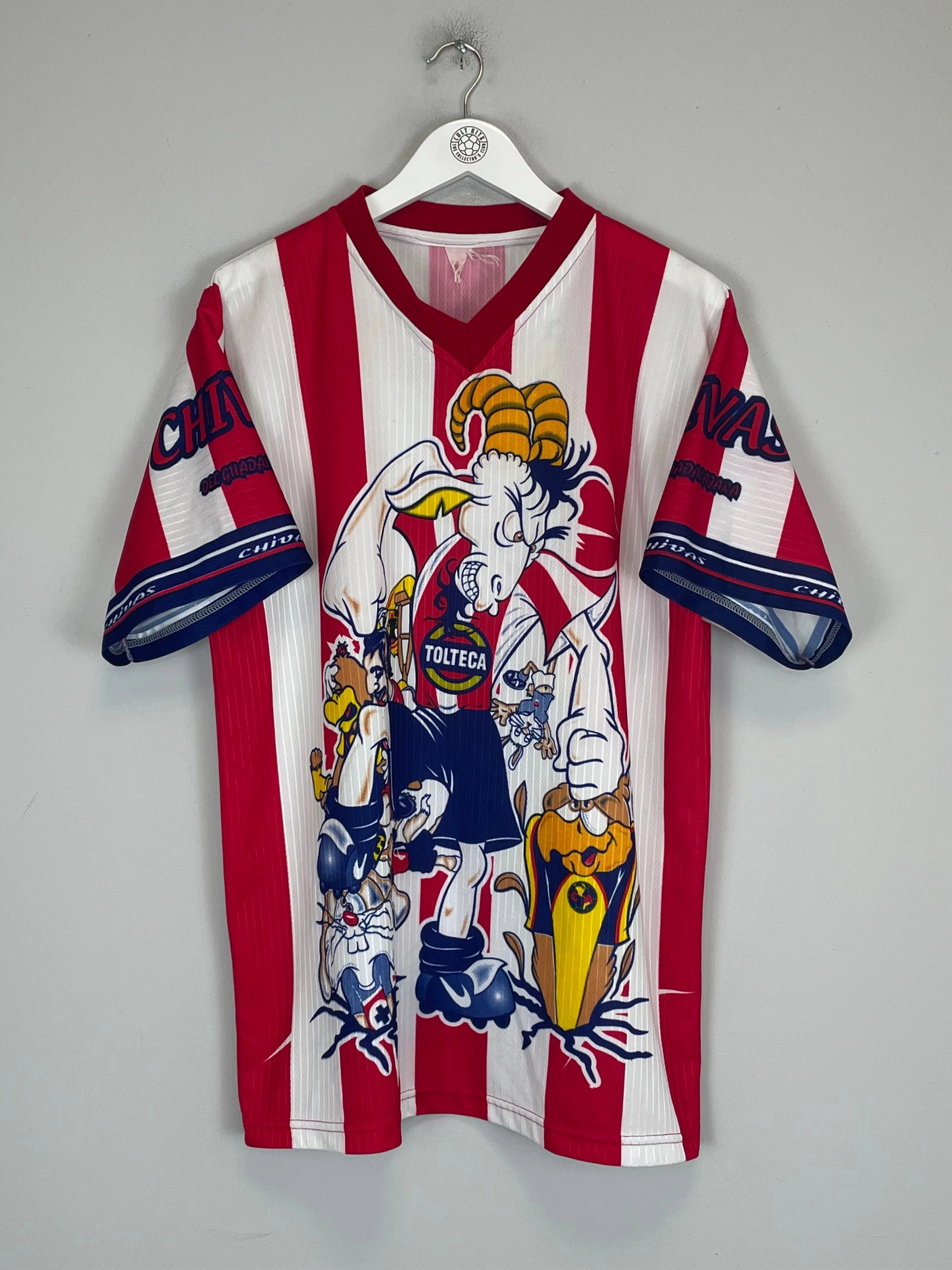 Double Stitched Edging 1990'S CHIVAS GUADALAJARA BOOTLEG SHIRT (XL)