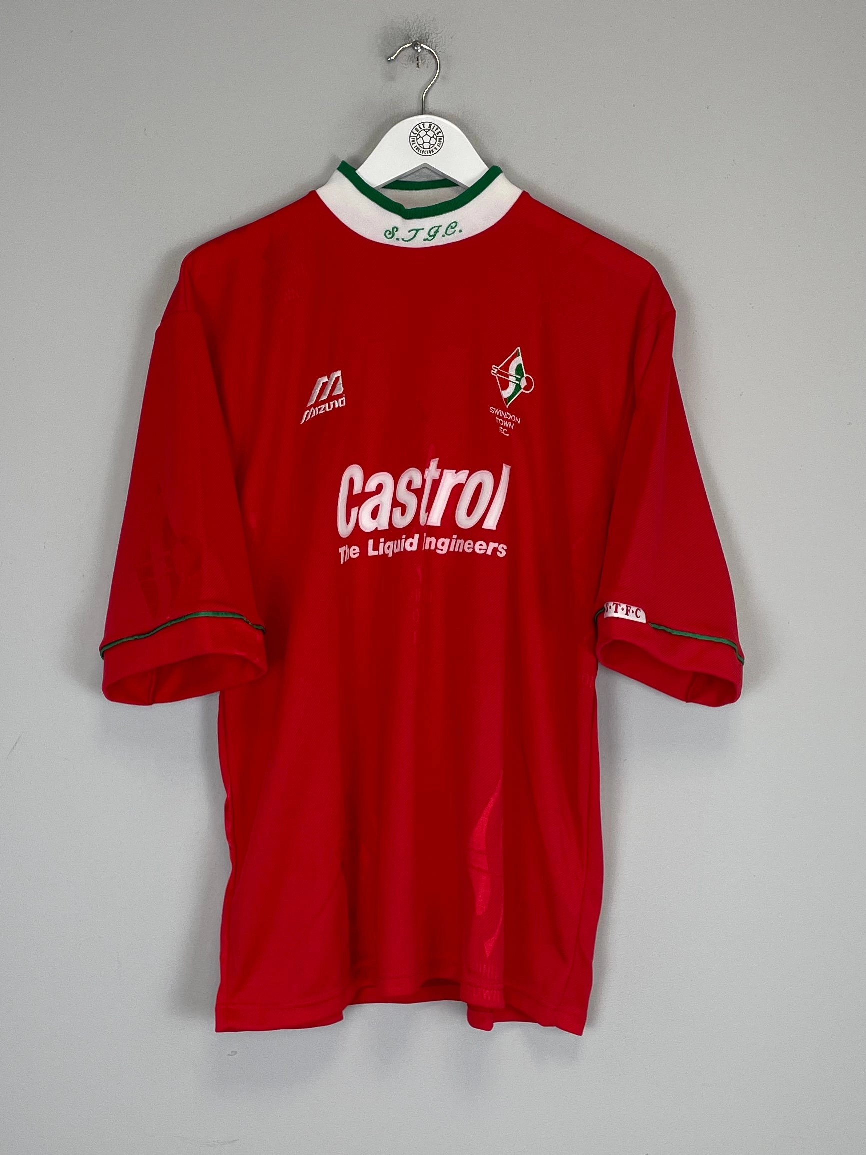 Comfortable Layers Every Move 1995/97 SWINDON TOWN *MINT* HOME SHIRT (L) MIZUNO